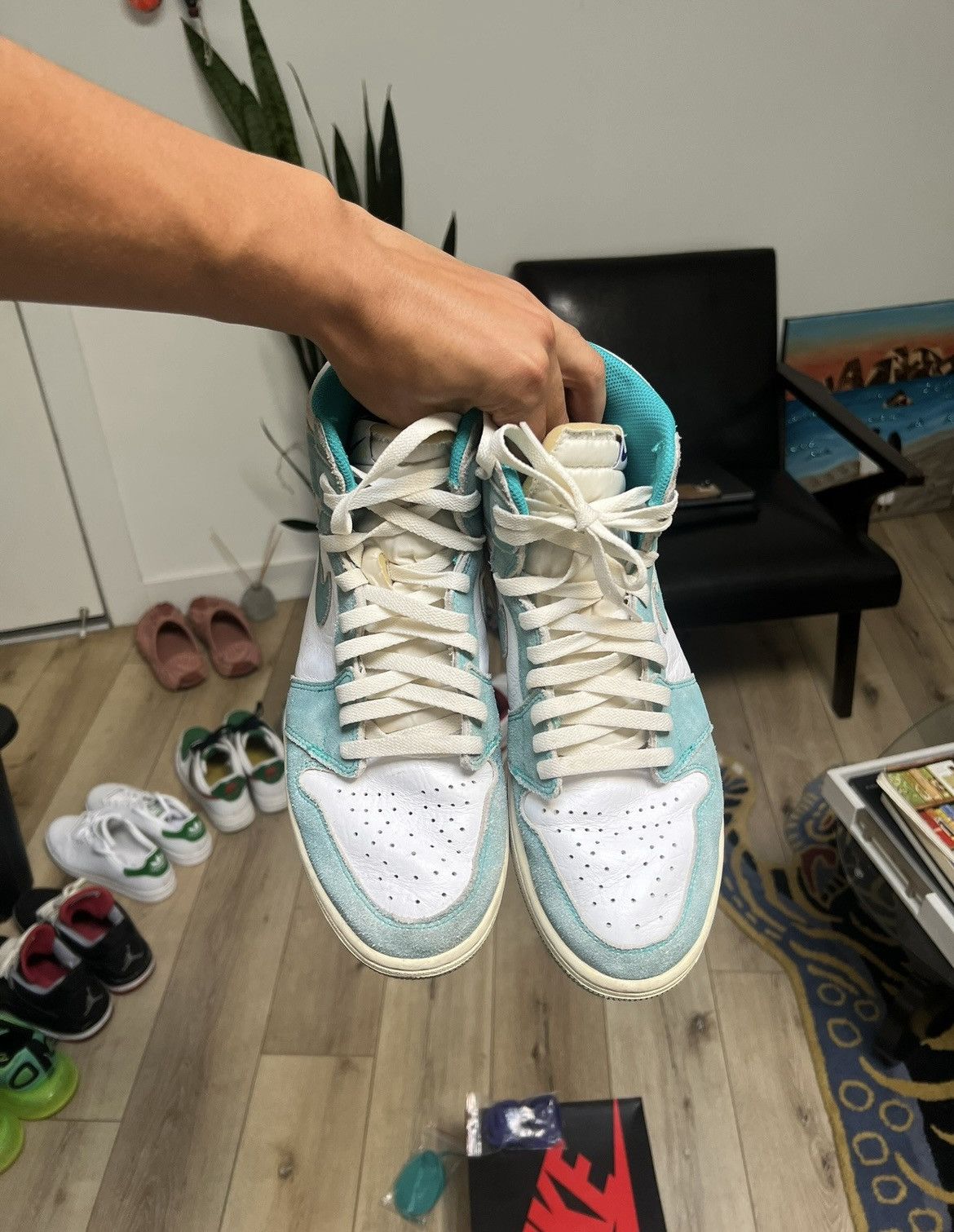 Jordan Brand Jordan 1 Turbo Green High 2018 Size US 11 / EU 44 - 7 Thumbnail