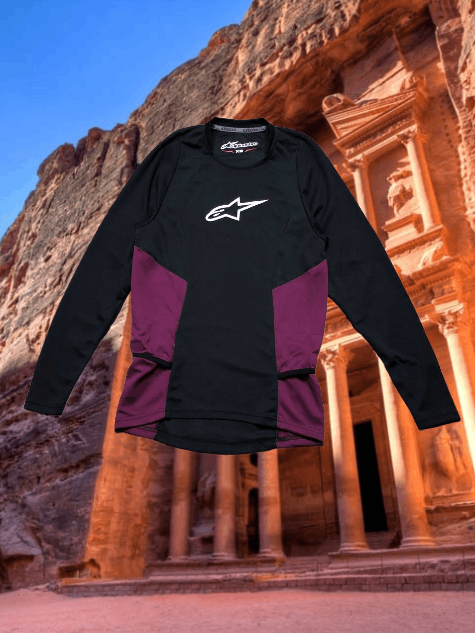 Alpinestars Y2K big logo black Long Sleeve luxury Alpinestars Vintage Size S / US 4 / IT 40 - 1 Thumbnail