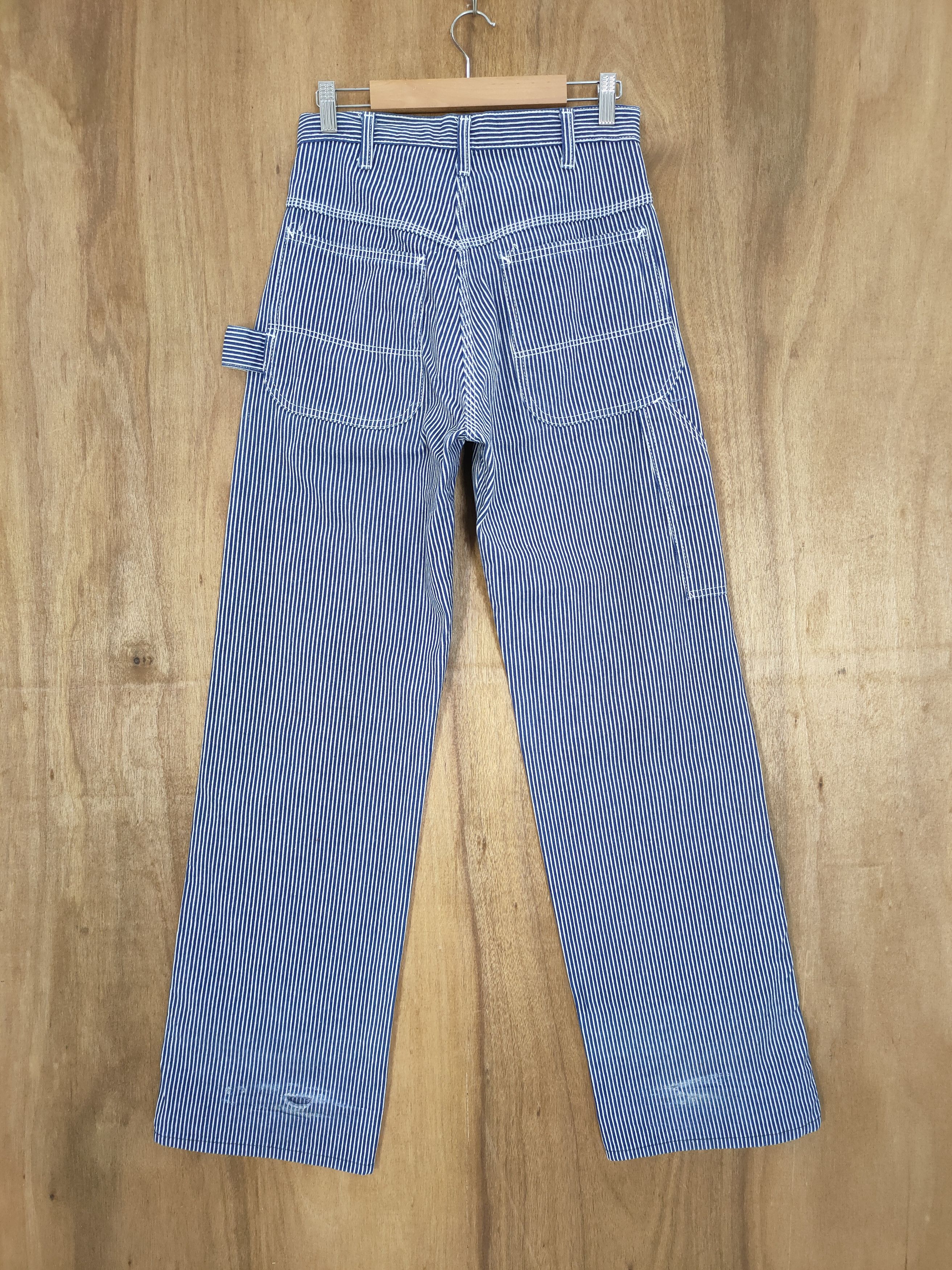 Japanese Brand × OVER THE STRiPES VINTAGE JAPANESE HICKORY STRIPE CARGO PANTS Size US 28 / EU 44 - 7 Thumbnail
