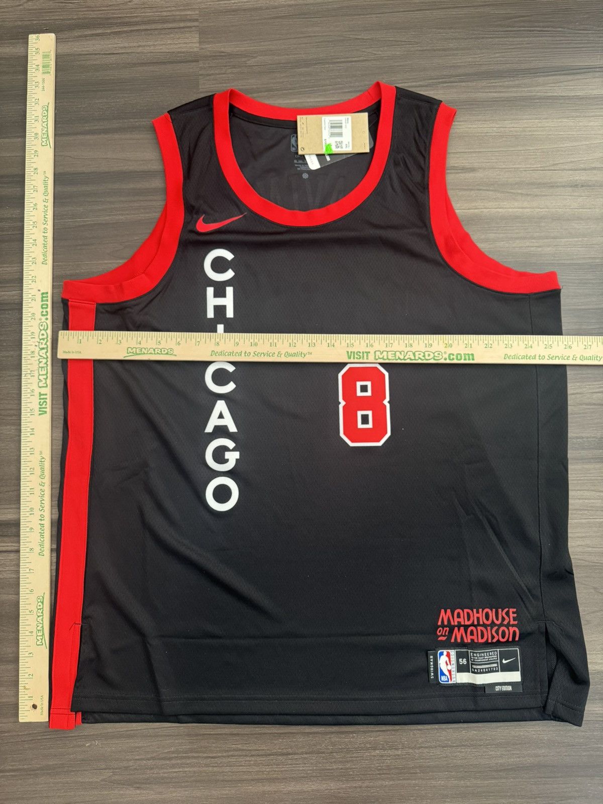 Nike Zach Lavine Chicago Bulls City Edition Jersey 56 Size US XXL / EU 58 / 5 - 7 Thumbnail