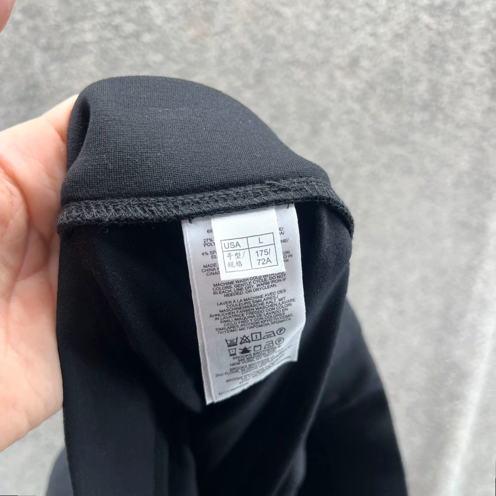 Brooks Brothers Brooks Brothers Pants Womens Large Black Pull On Stretch Slim Fit Trousers New Size 36" / US 14 / IT 50 - 3 Thumbnail