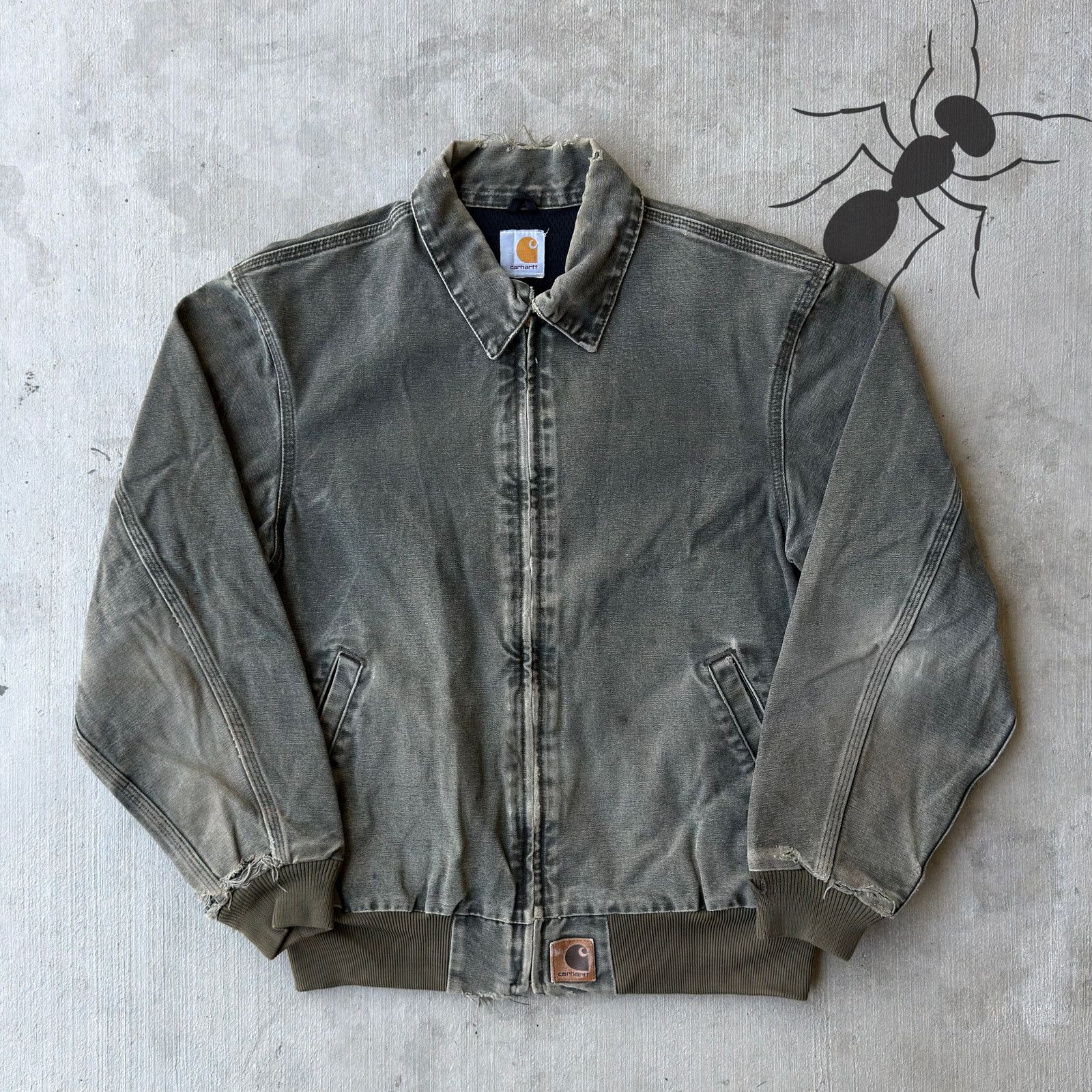 Carhartt × Vintage Carhartt green Santa Fe work wear jacket Size US M / EU 48-50 / 2 - 1 Thumbnail
