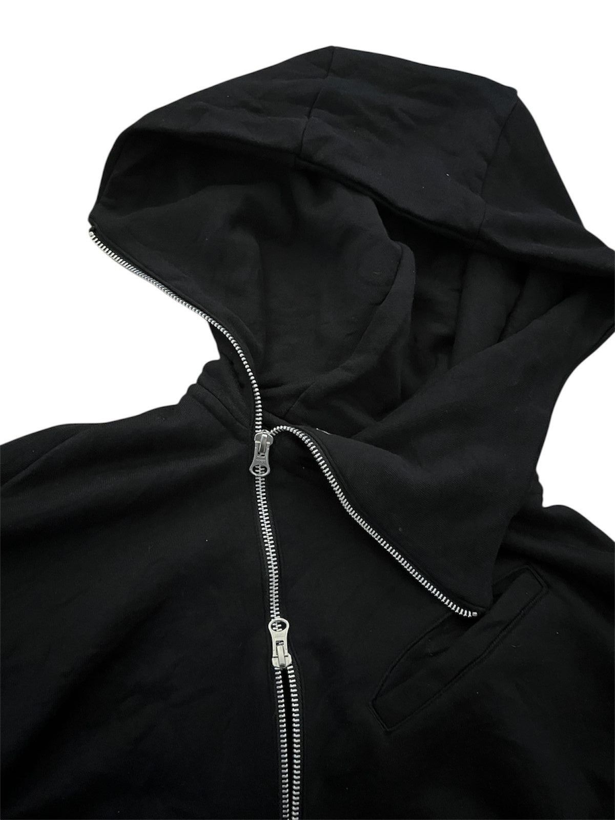 Issey Miyake Zucca • Cropped Asymmetrical Zip Hoodie Avant Garde Size US M / EU 48-50 / 2 - 4 Thumbnail