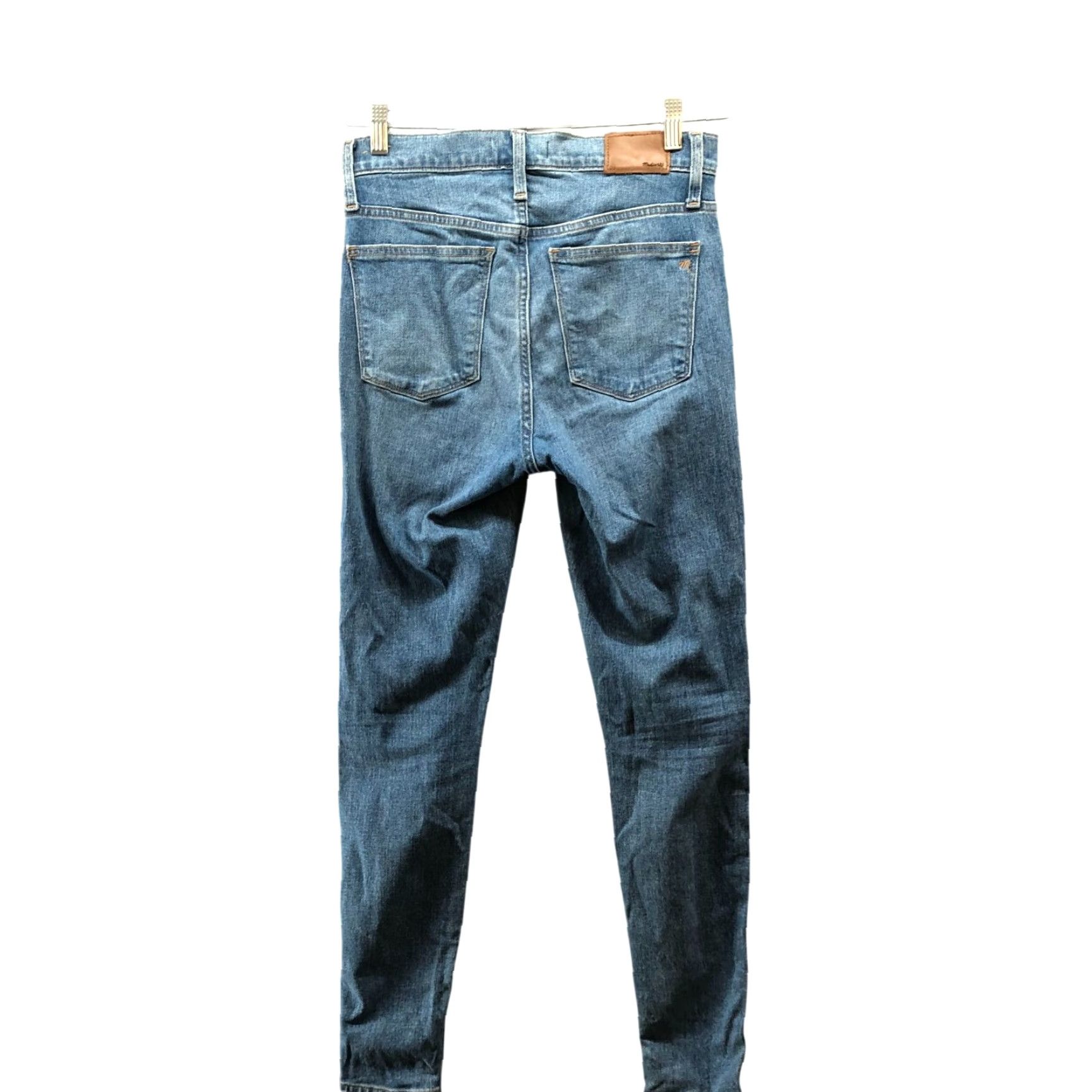 Madewell Madewell Jeans Womens 28 Dewitt Wash Blue 10" High Rise Skinny Button Fly Denim Stretch 5-Pocket Vintage? No (adjusted) Size 28" / US 6 / IT 42 - 2 Thumbnail