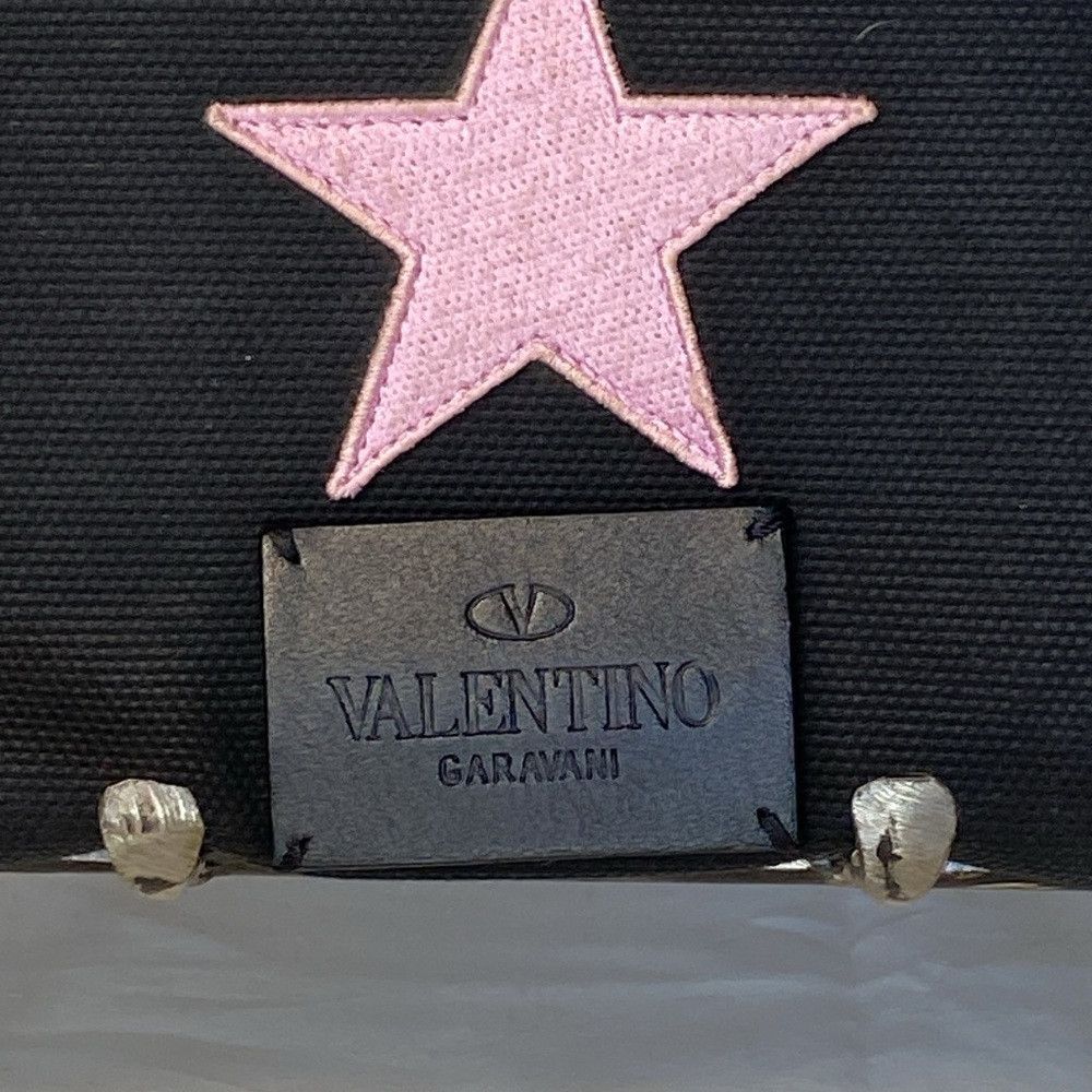 Valentino Valentino Garavani Black 'Beauty is a Birthright' Canvas St Size ONE SIZE - 6 Thumbnail