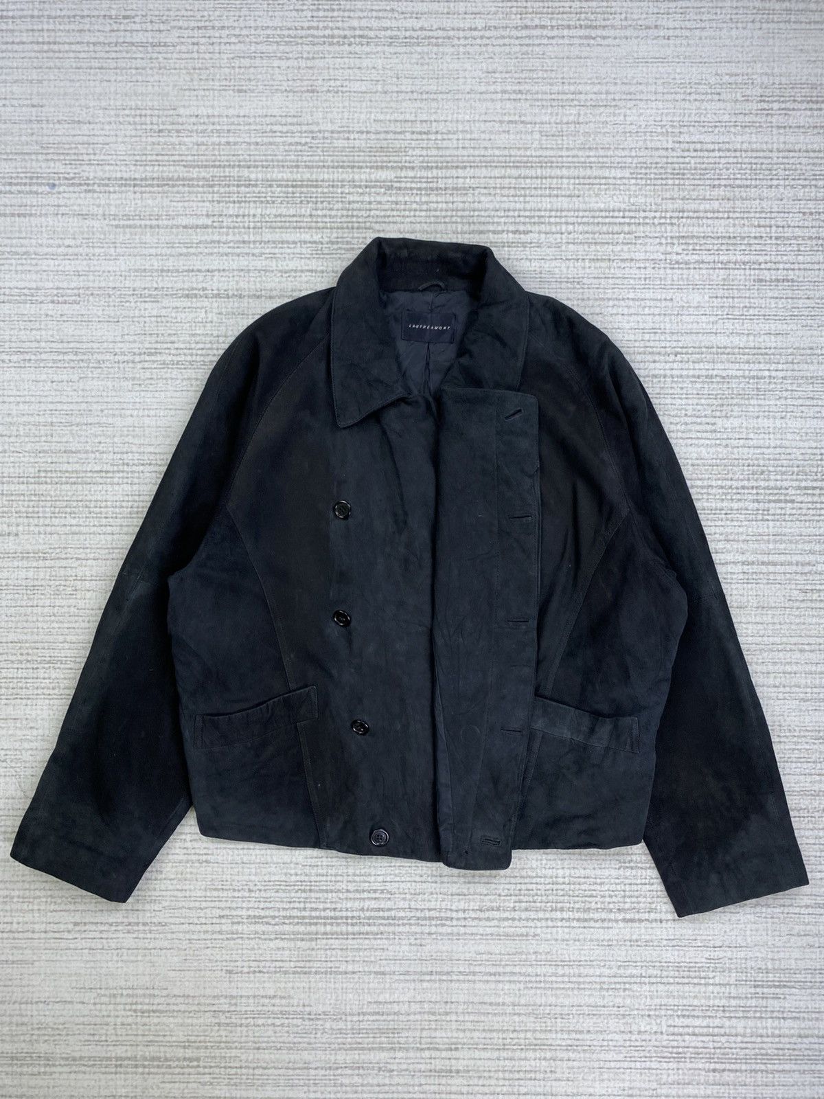 Designer × Japanese Brand × Vintage Vintage Lautreamont Asymetrical Leather Jacket Size US M / EU 48-50 / 2 - 5 Thumbnail
