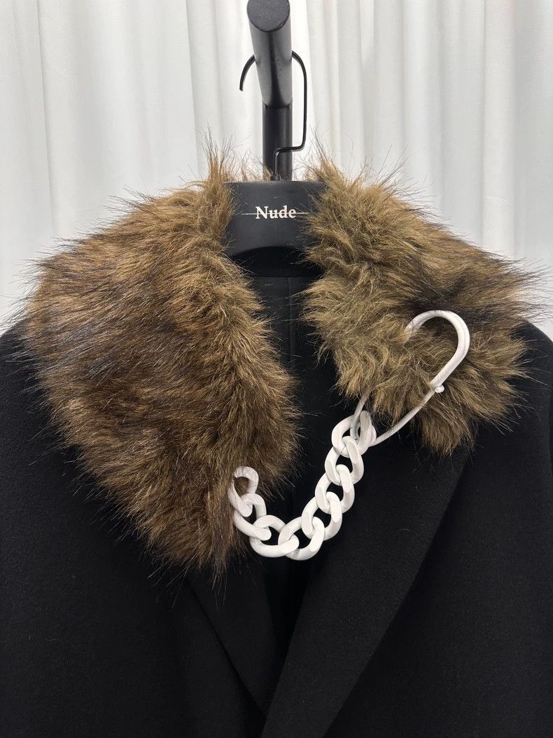 Raf Simons Raf Simons Fur Chain Neck Wrap-2505 Size ONE SIZE - 4 Thumbnail