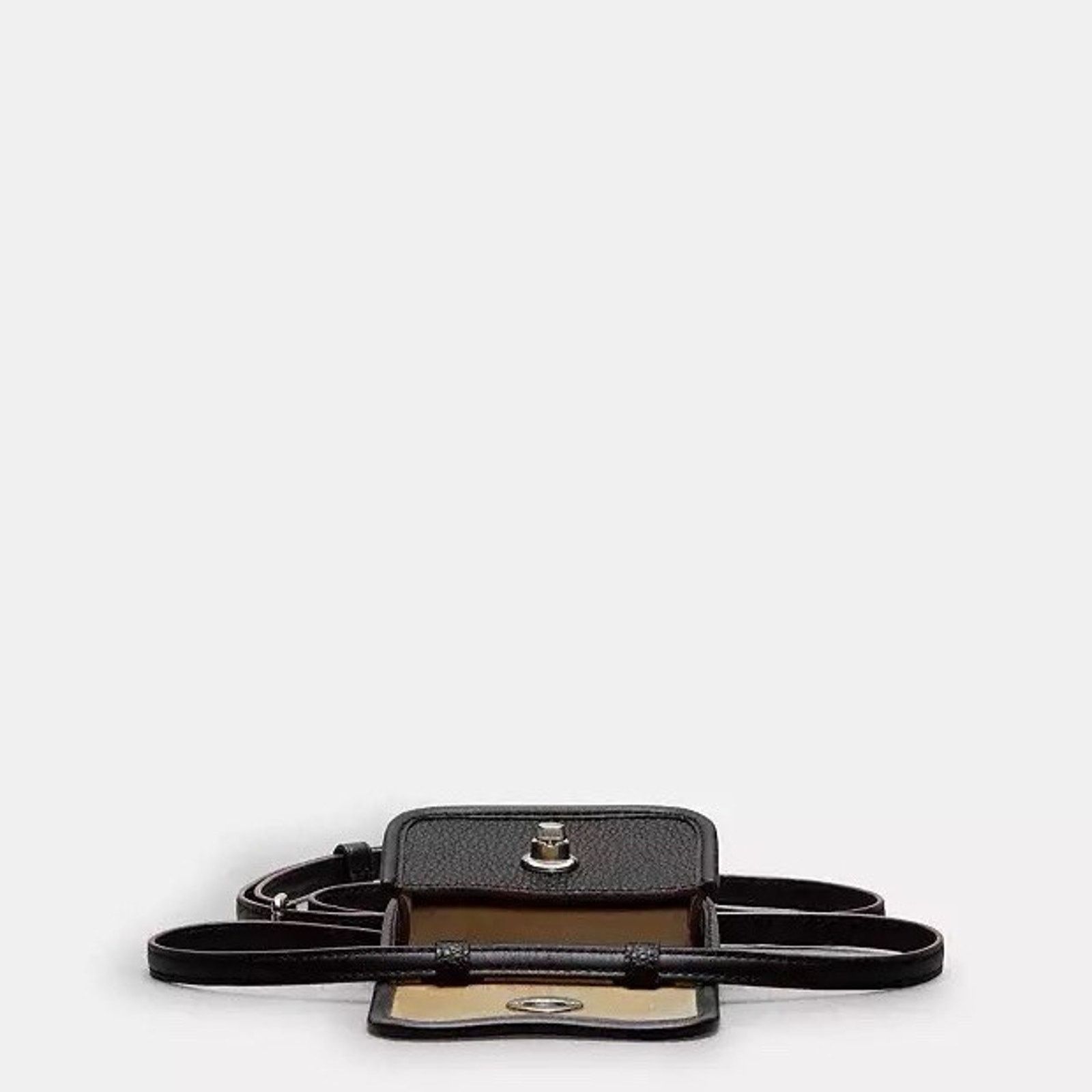 Coach NWT Coach Wavy Wallet Crinkle Coachtopia Leather Black CK122 Size ONE SIZE - 10 Thumbnail