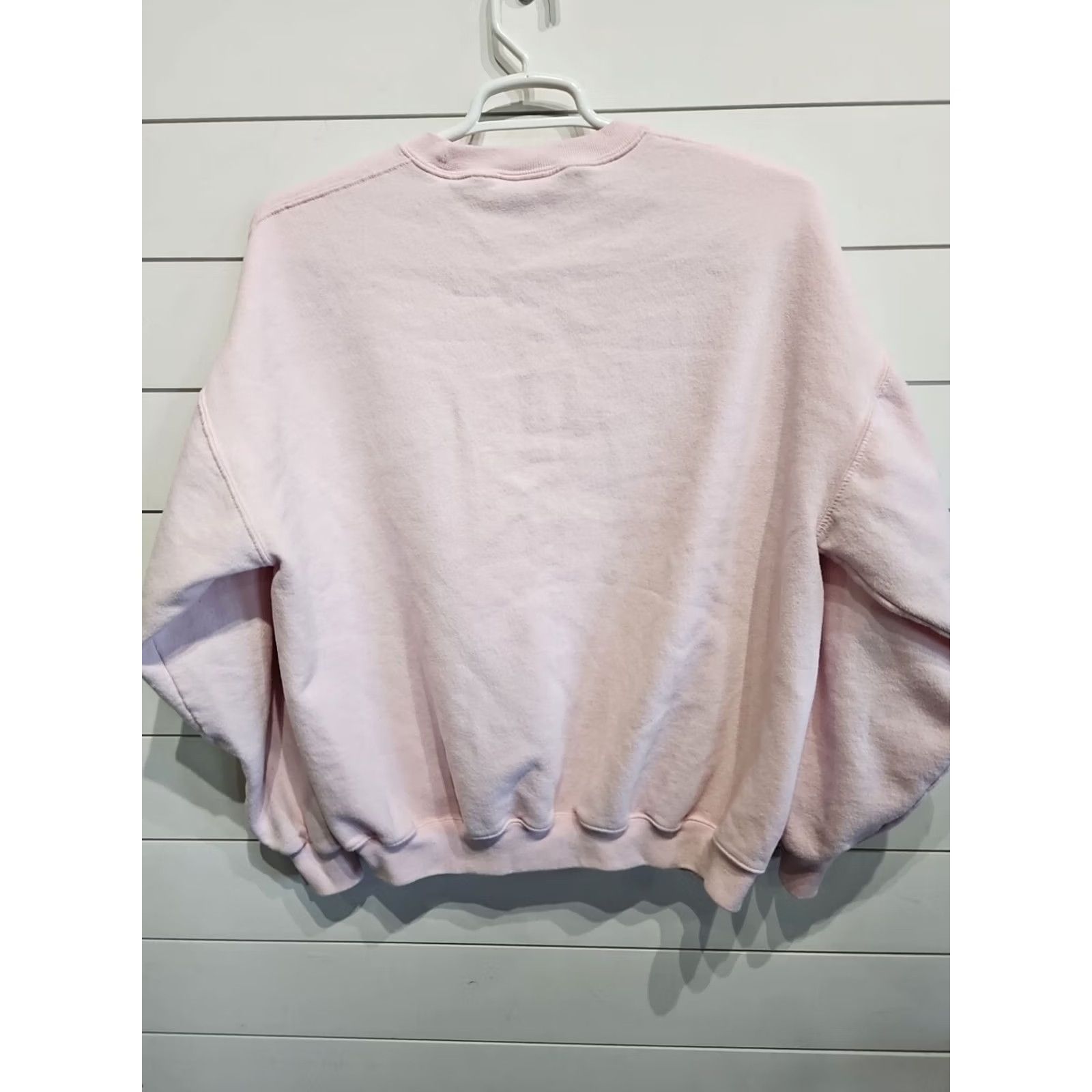 Jerzees VINTAGE Jerzees Puff Paint Pastel Pink Crewneck Sweatshirt Mens XL 80s Branson MO Barbie Christmas Winter Size US XL / EU 56 / 4 - 7 Thumbnail