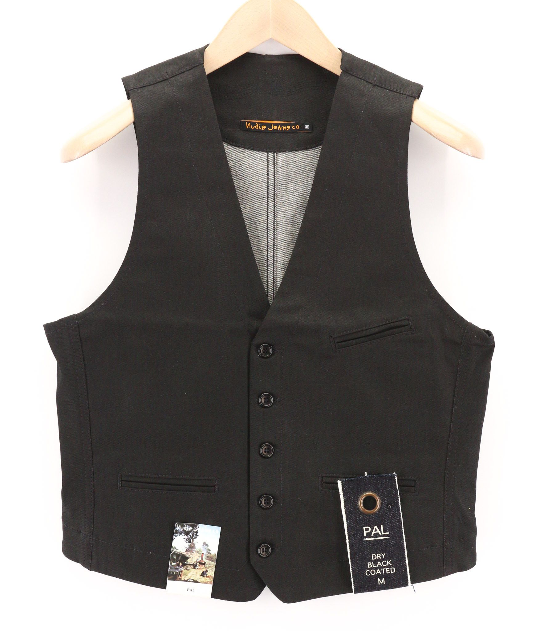 PAL M Dry Black Coated Half Belt Dark Vest 80729