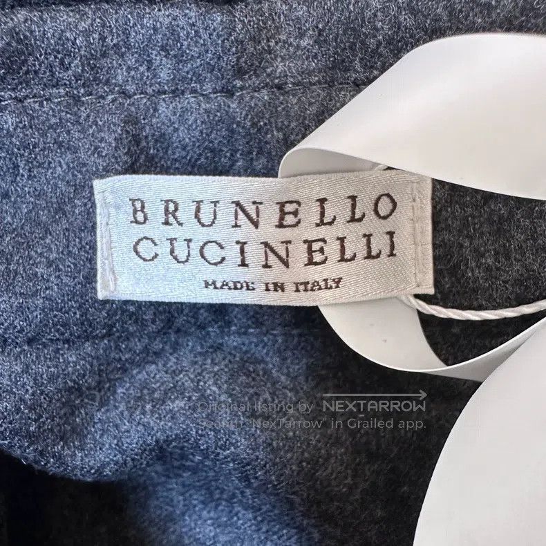 Brunello Cucinelli Brunello Cucinelli Tweed Shirt Dress Size S / US 4 / IT 40 - 4 Thumbnail