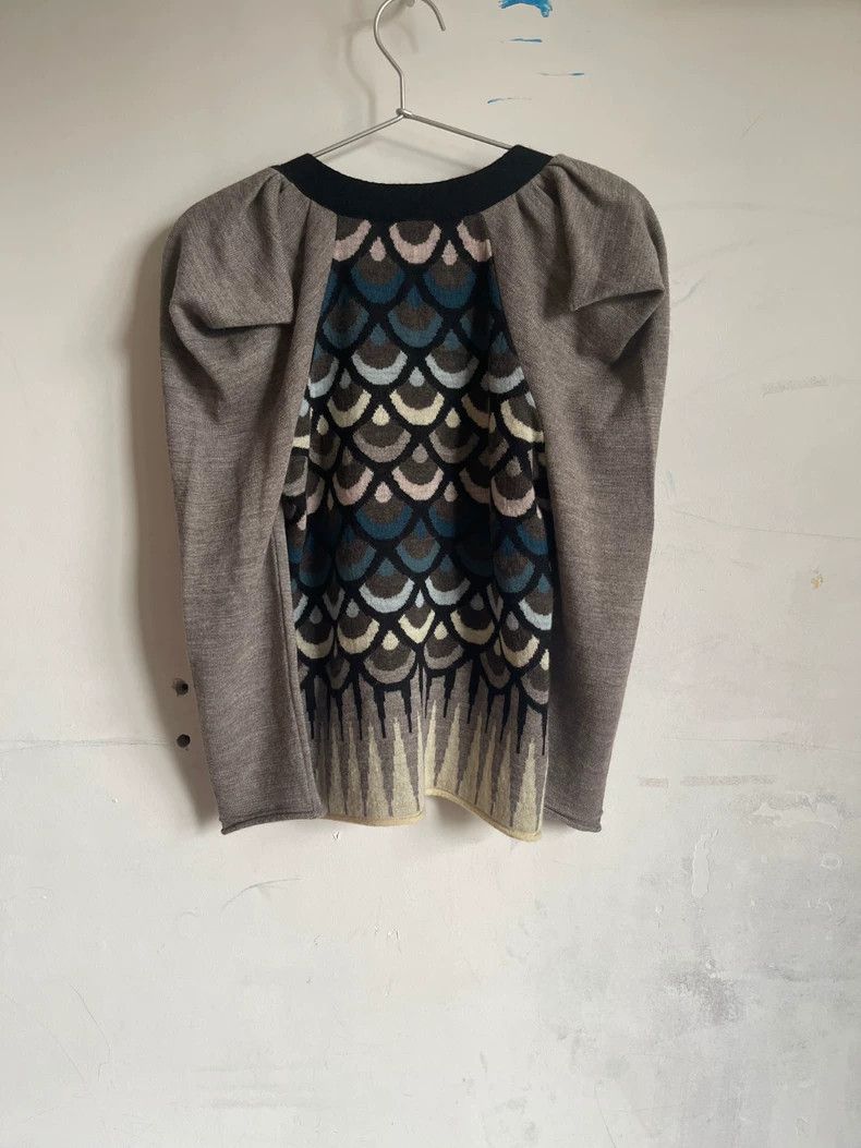 Kenzo KENZO Wool blend right shoulder bubble sleeve rolled edge Size S / US 4 / IT 40 - 4 Thumbnail