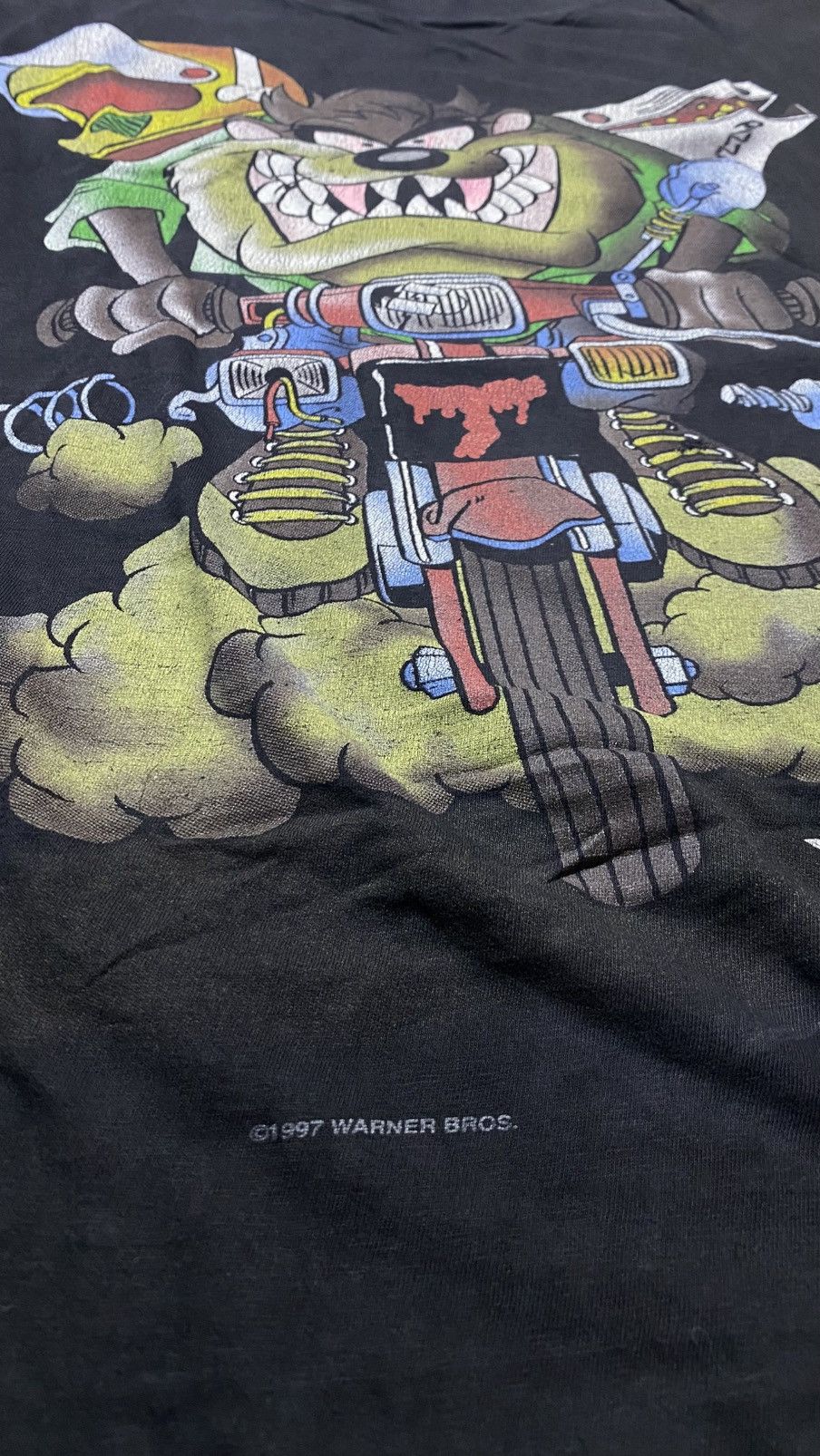 Vintage Tazmania - Pizza Delivery Cartoon Tee Size US M / EU 48-50 / 2 - 4 Thumbnail