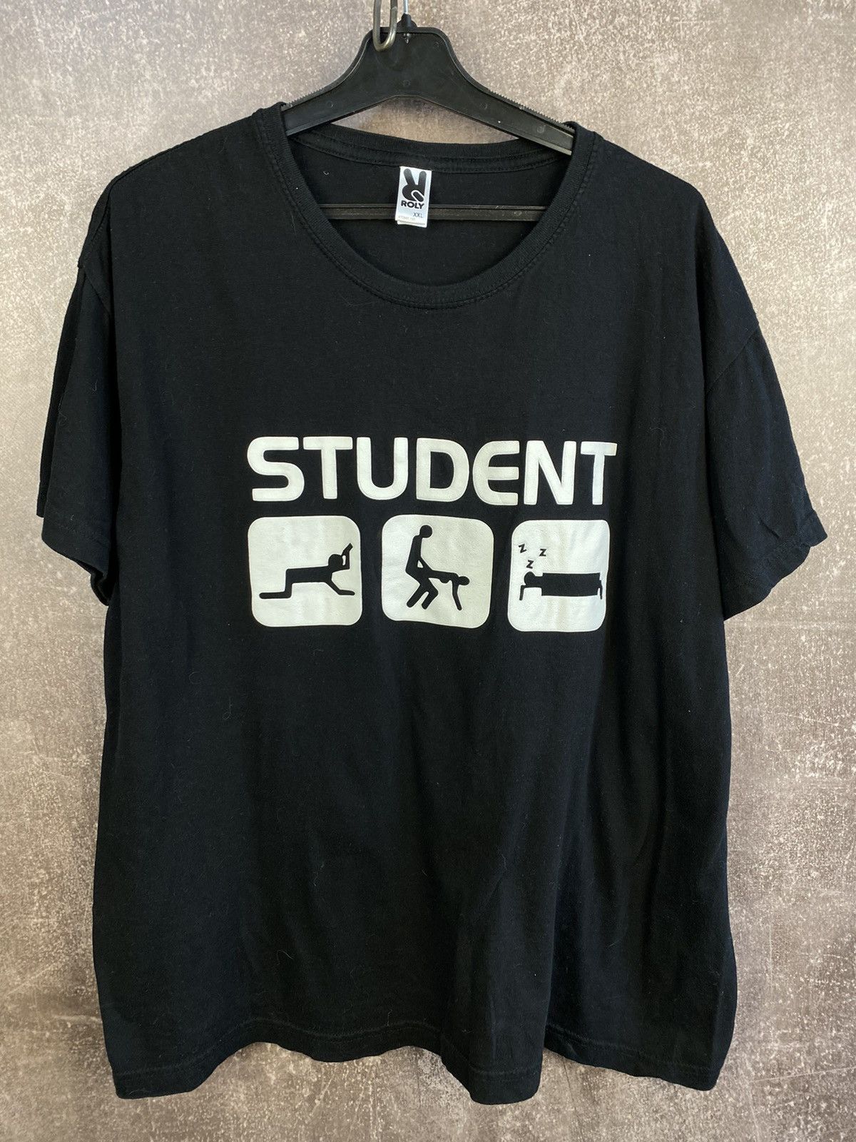 Vintage Vintage Student Humor T-shirt Size US XL / EU 56 / 4 - 1 Thumbnail