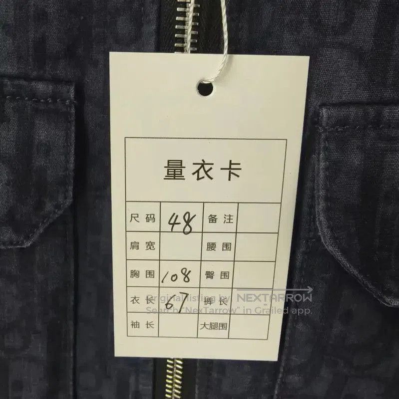 Dior Dior Men's Blue Cotton Jacket . Size US M / EU 48-50 / 2 - 7 Thumbnail