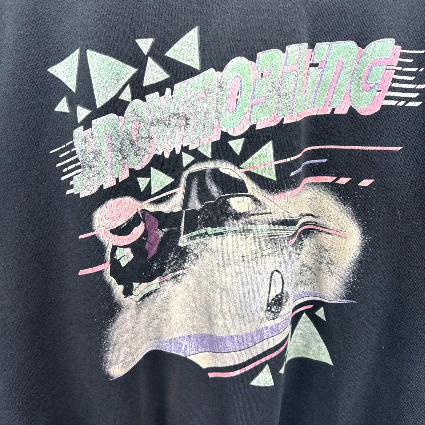 Vintage VINTAGE Cal Cru Snowmobile Outdoor Crewneck Sweatshirt XL Men Black Cotton Blend Fleece Logo Graphic Print 90s Winter USA Size US XL / EU 56 / 4 - 2 Thumbnail