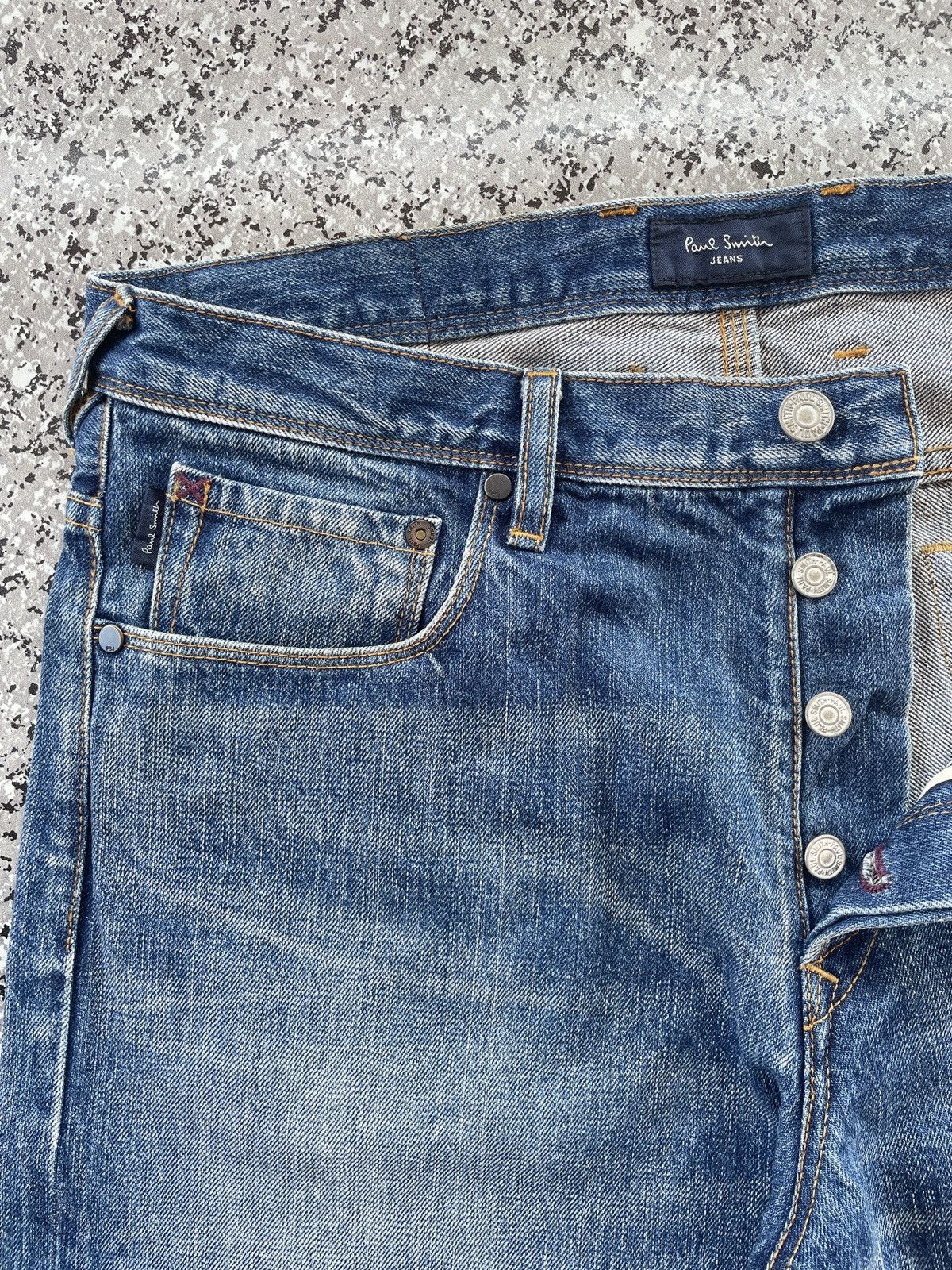 Paul Smith PAUL SMITH SELVEDGE JEANS (LG23) Size US 32 / EU 48 - 7 Thumbnail