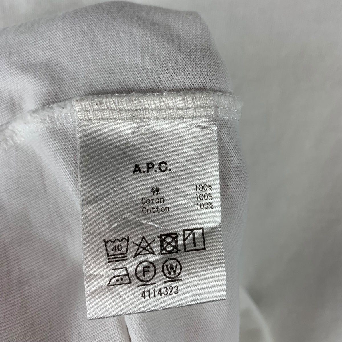 A.P.C. × Japanese Brand APC Rue madame paris big spellout designer tee Size US M / EU 48-50 / 2 - 10 Thumbnail