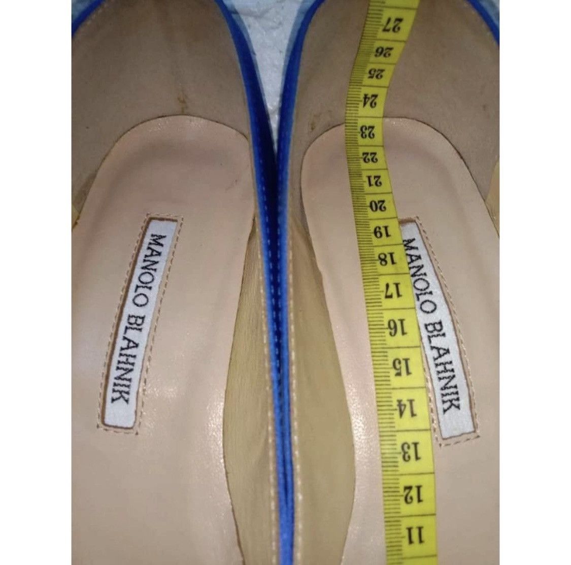 Manolo Blahnik MANOLO BLAHNIK HANGISI 90 Size US 7 / IT 37 - 8 Thumbnail