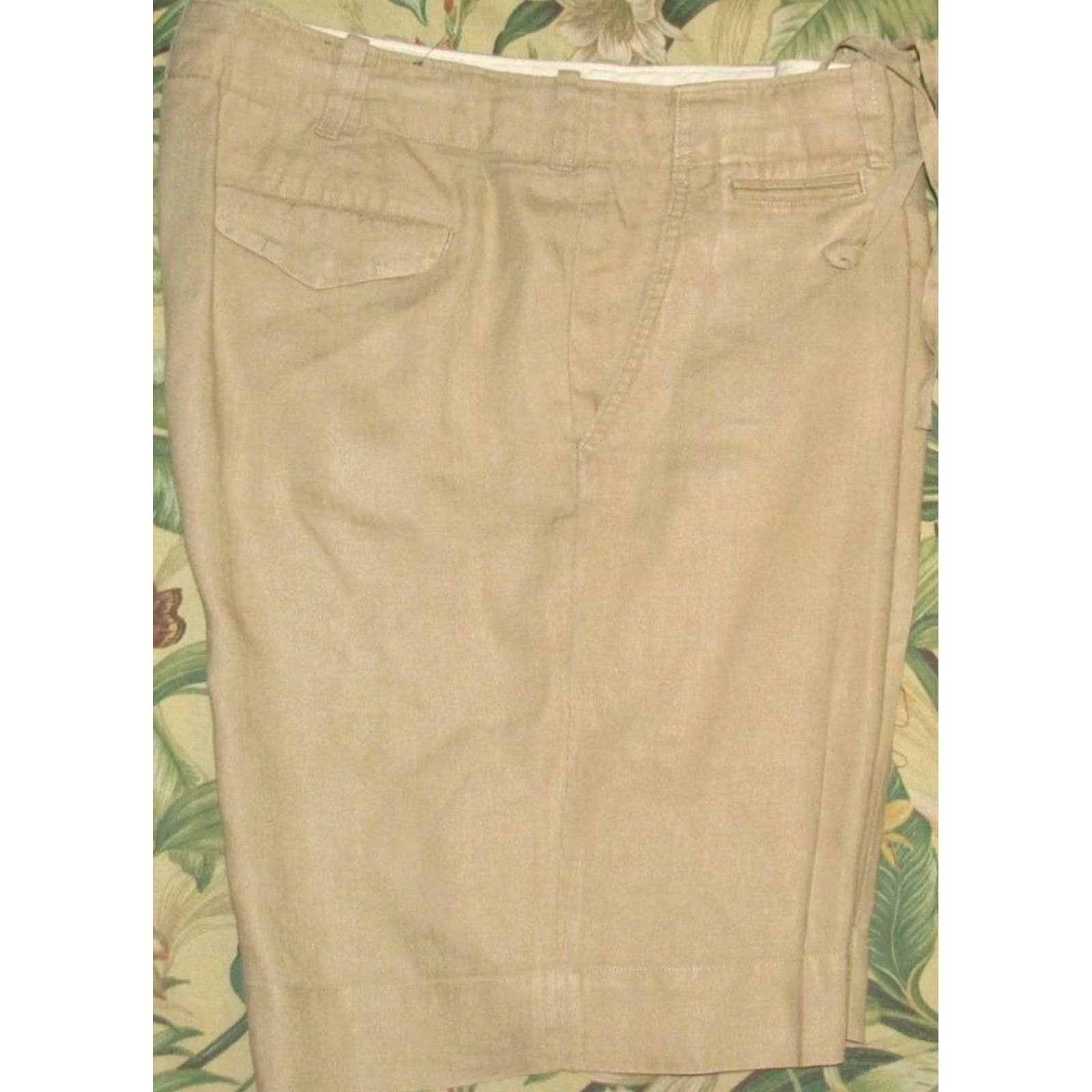 Ralph Lauren VINTAGE Polo RALPH LAUREN Tan Linen Silk 11" Shorts 38 Mens Size US M / EU 48-50 / 2 - 2 Thumbnail