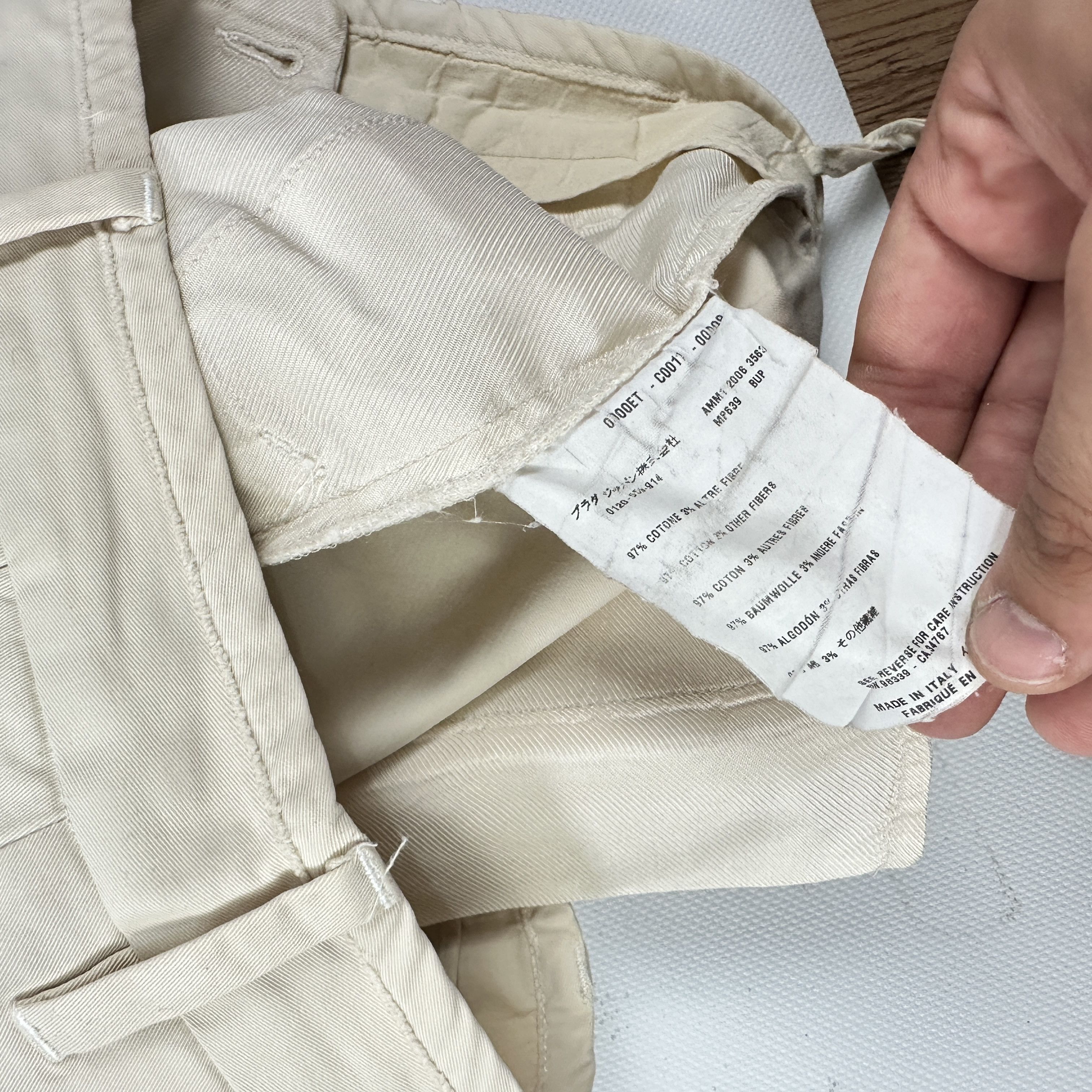 Miu Miu Pantaloni Miu Miu Cotone – 40 IT Size 27" / US 4 / IT 40 - 5 Thumbnail