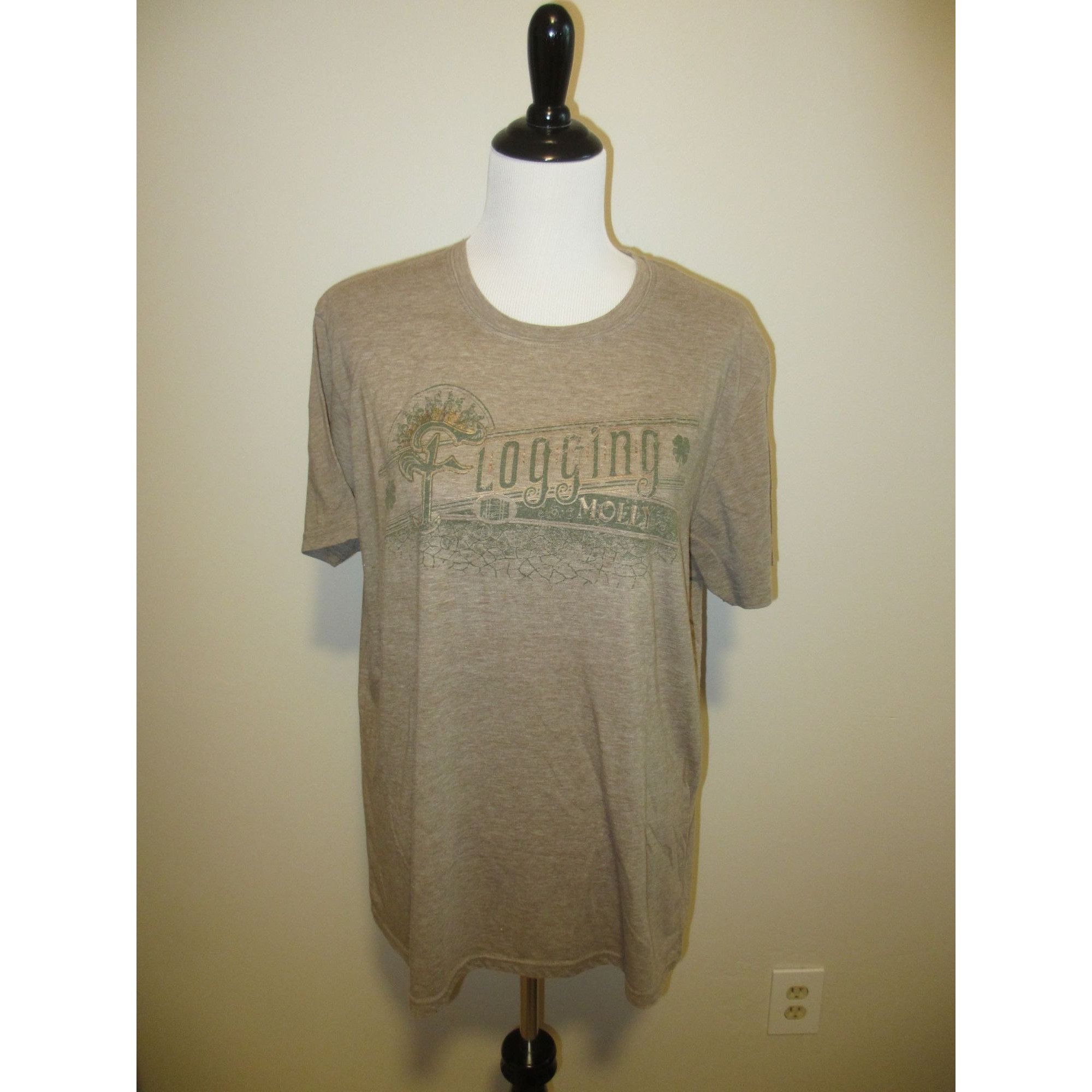Next Level Apparel Flogging Molly Graphic T-Shirt - Next Level Apparel - Heathe Size US XL / EU 56 / 4 - 1 Thumbnail