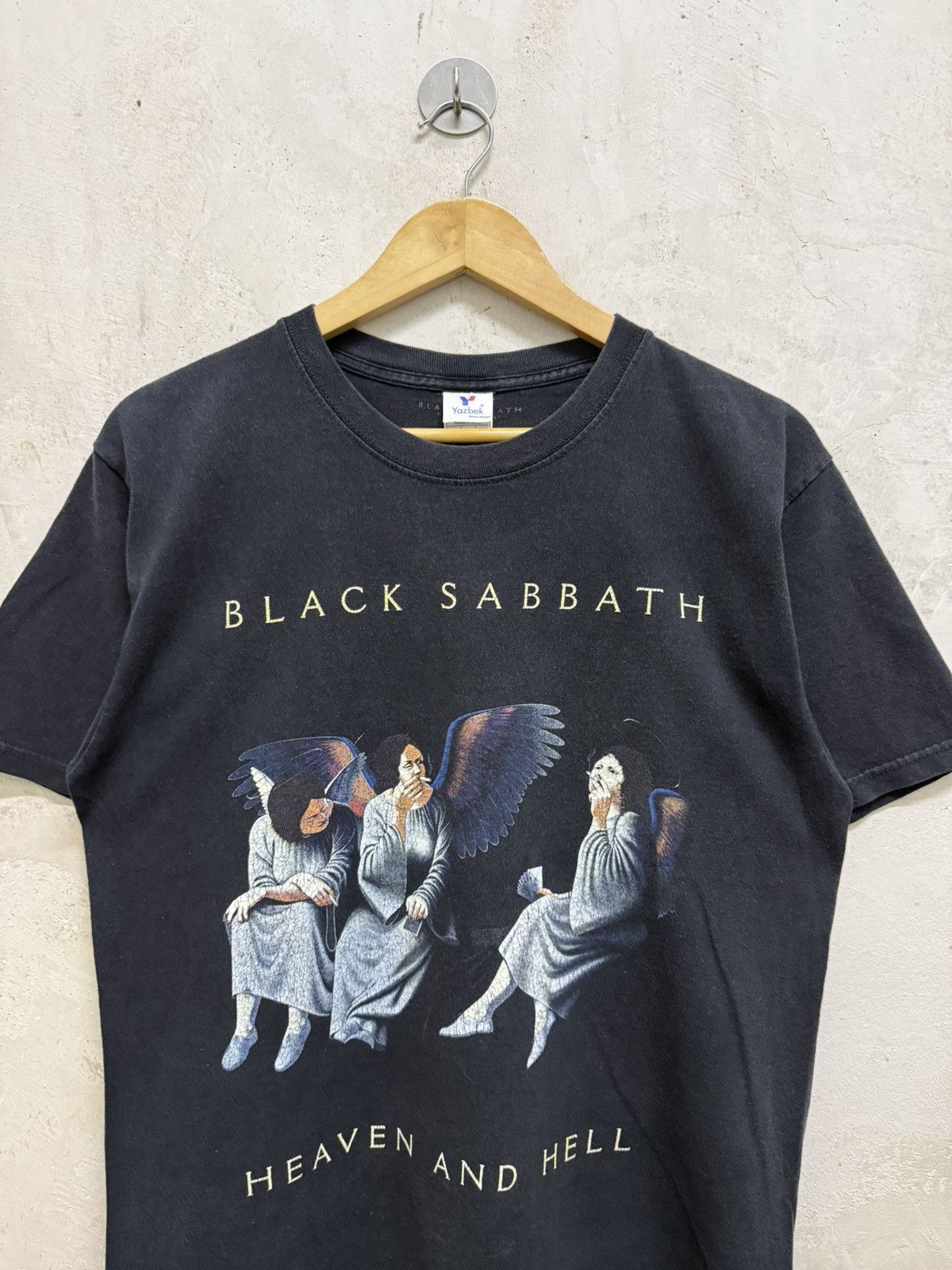Band Tees 2000s Faded Black Sabbath Heaven and Hell Shirt Size US M / EU 48-50 / 2 - 2 Thumbnail