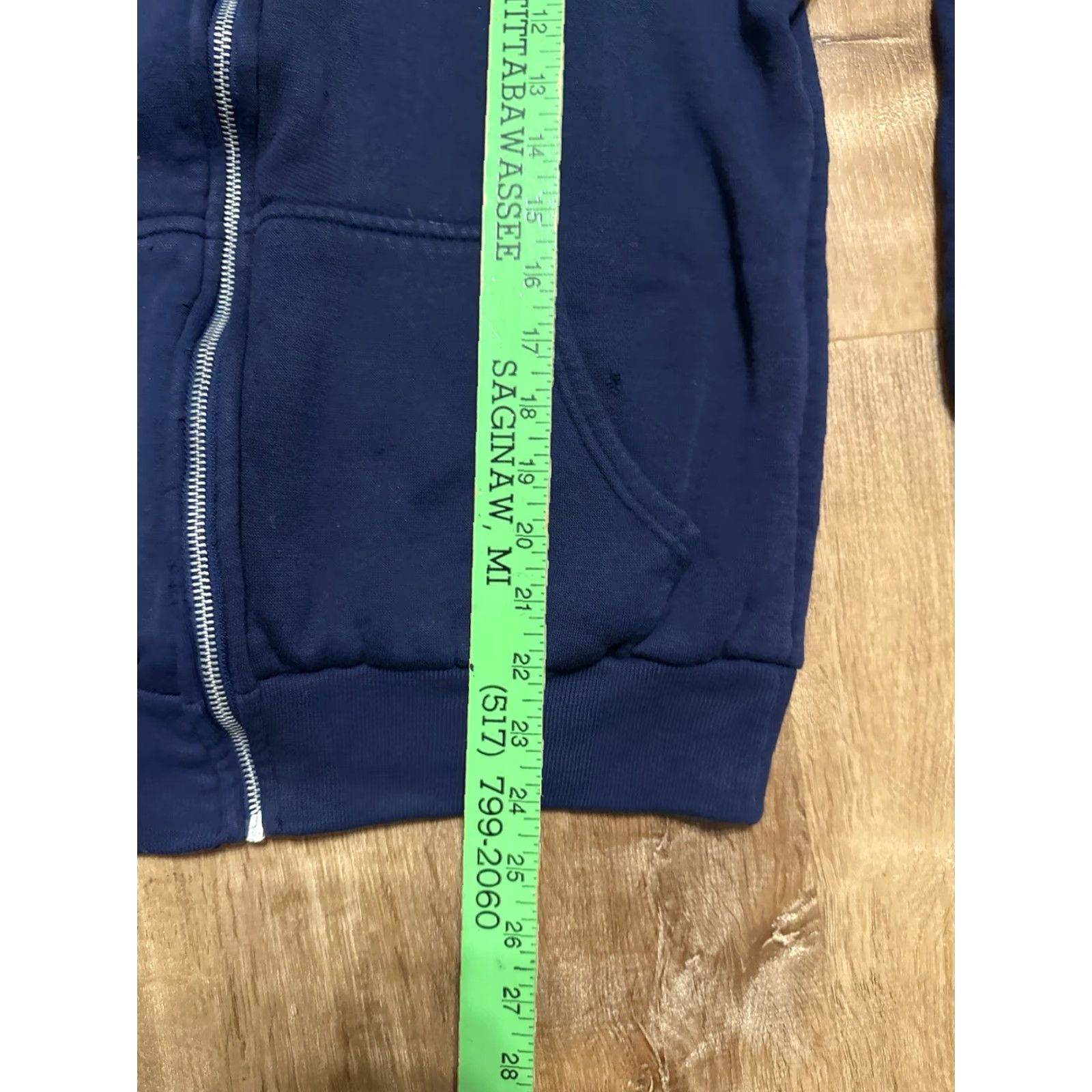 McGregor VINTAGE McGregor Sweatshirt Mens Medium Full Zip Waffle Knit Lined Active Hoodie Size US M / EU 48-50 / 2 - 8 Thumbnail