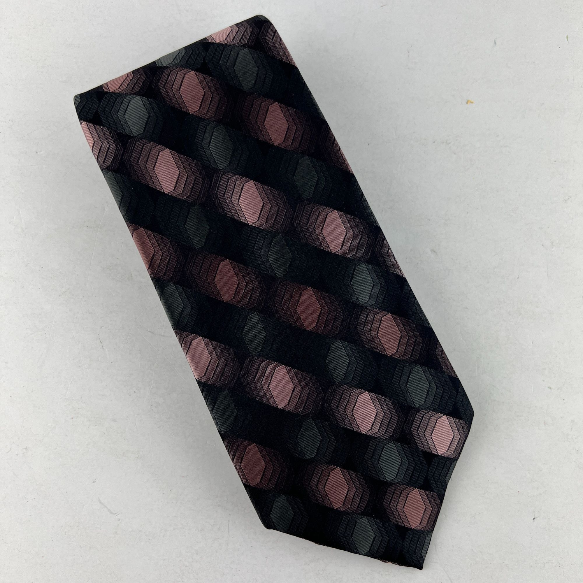 Croft & Barrow Croft & Barrow Geometric Cube Design Necktie Tie Silk Size ONE SIZE - 1 Thumbnail