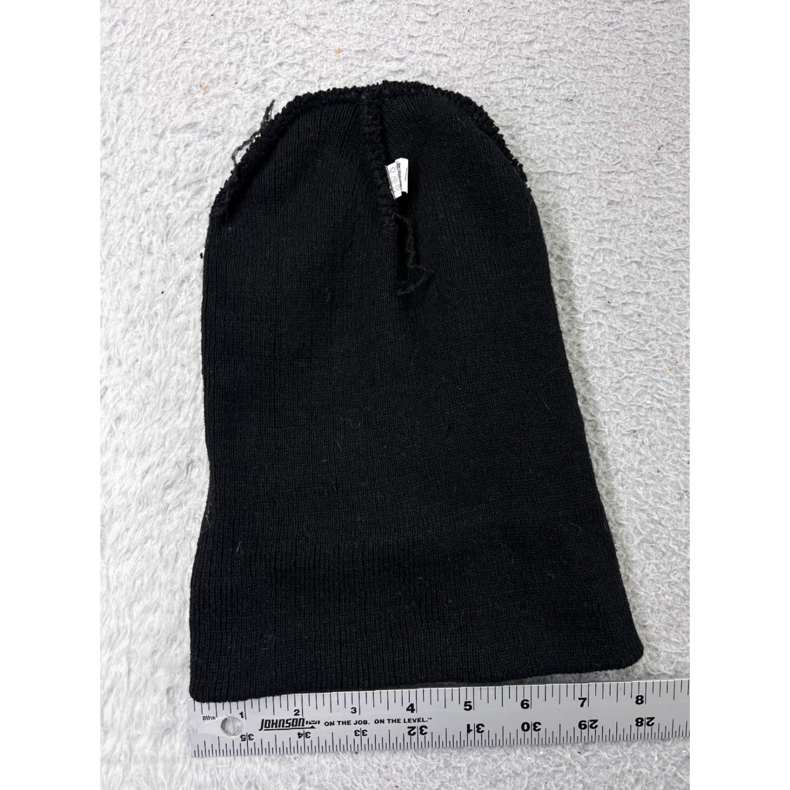 Vintage Beanie Beanie Hat/Cap Adult One Size Black Knit 100% Polyester Skater Ski Snow Winter Men Wool? Size ONE SIZE - 4 Thumbnail