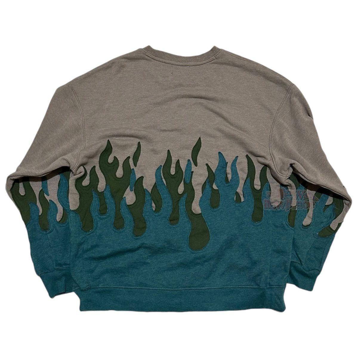 Nike Nike Center Sweatshirt Crewneck Double Flame “Tine” 588 Size US XL / EU 56 / 4 - 3 Thumbnail