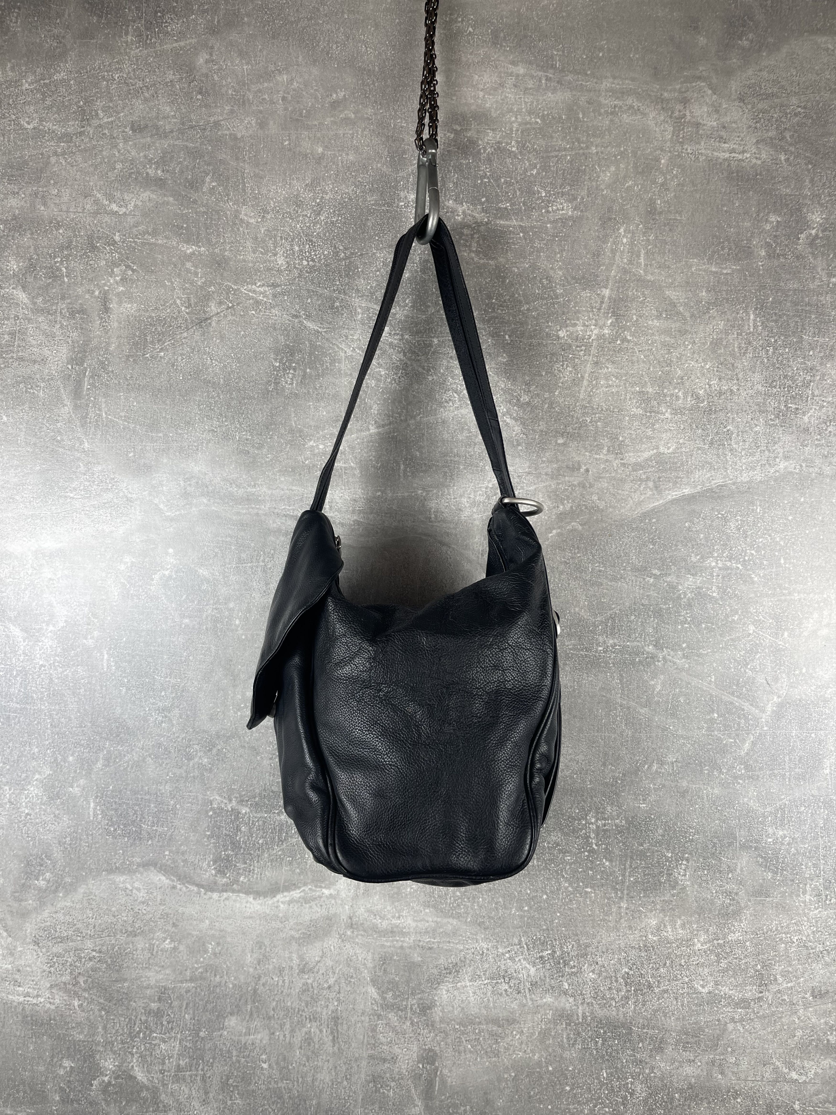 Seditionaries Artisan leather black avant garde transformer bag bacpack Size ONE SIZE - 6 Thumbnail
