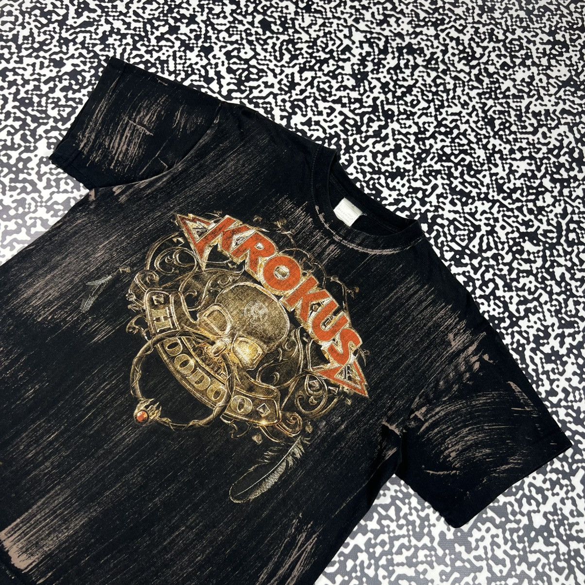 Band Tees Vintage Y2K Krokus Band Rock Metal Skull Bones Logo T-shirt Size US S / EU 44-46 / 1 - 5 Thumbnail