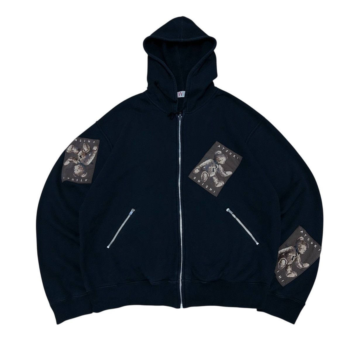 Japanese Brand Japanese Lolita Atsuki Onishi Bear Full Zip Hoodie Size US L / EU 52-54 / 3 - 1 Thumbnail