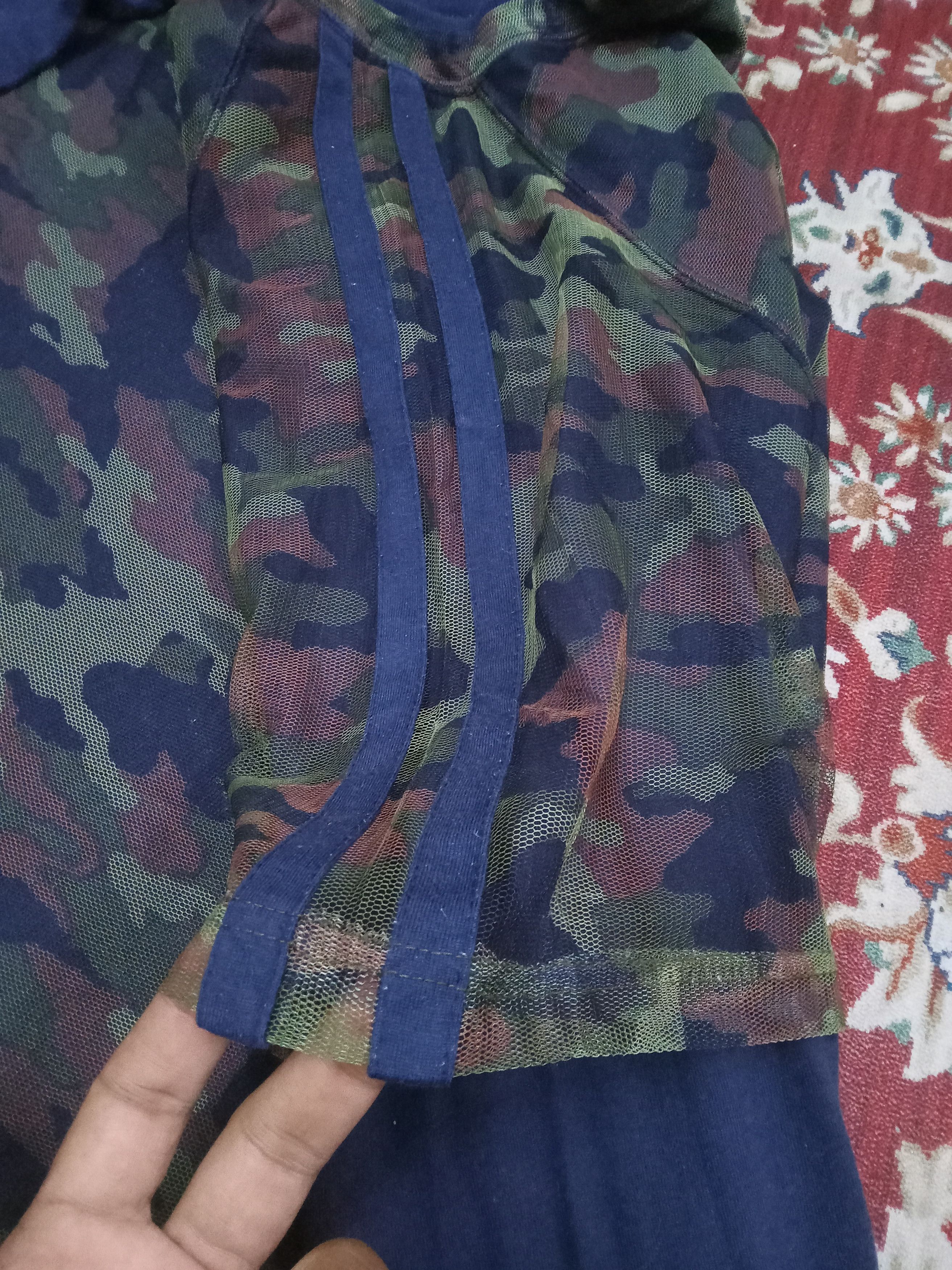 Other Warning Street Gear , Double Layer Long Sleeve Rare T Shirt Size US L / EU 52-54 / 3 - 12 Thumbnail