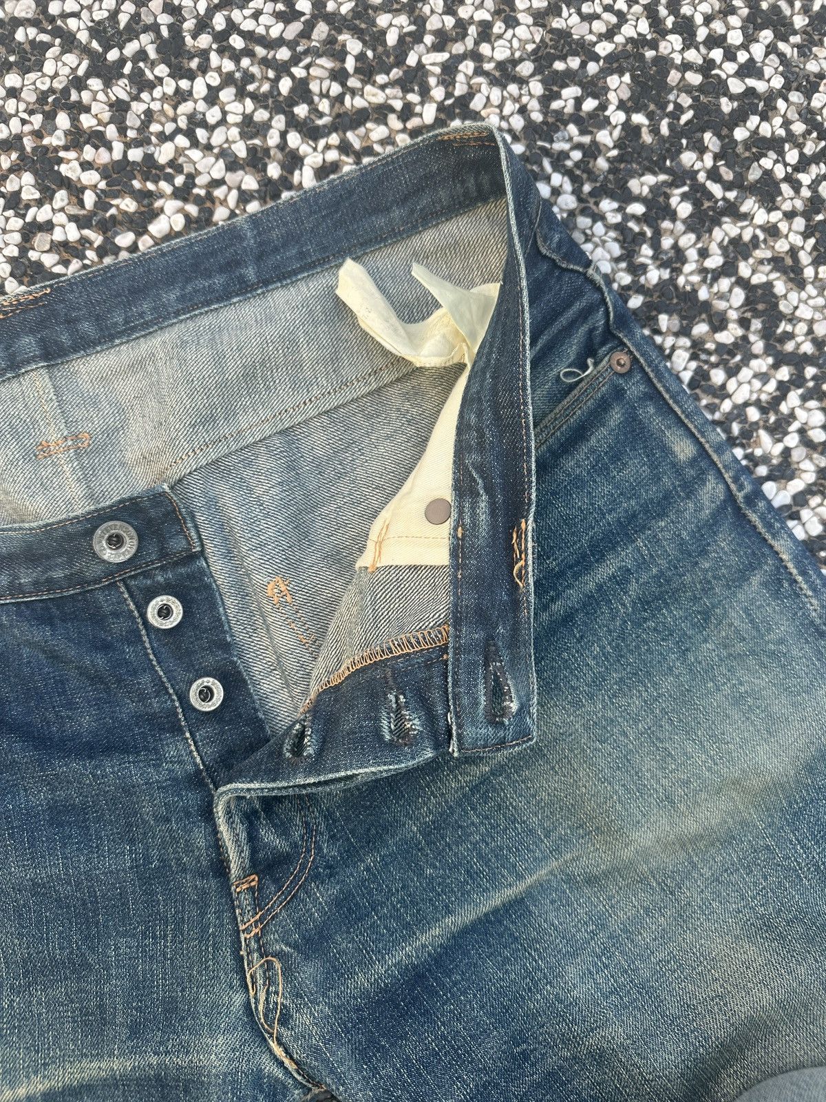 Stevenson Overall Co. Vintage Stevenson Overall Co. Selvedge Denim faded jeans Size US 34 / EU 50 - 6 Thumbnail