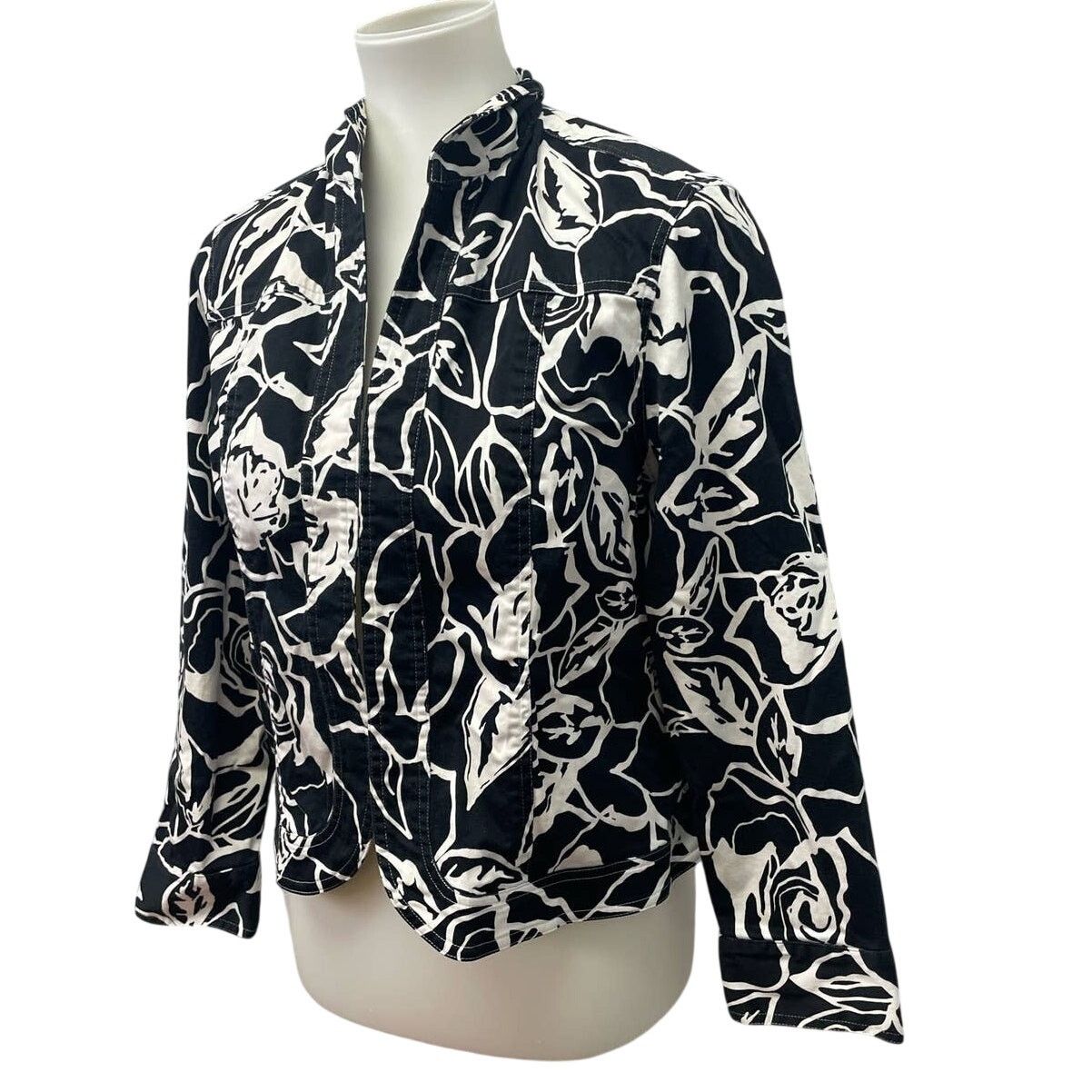 Coldwater Creek Coldwater Creek Petite Medium Long Sleeve Cotton Jacket Size M / US 6-8 / IT 42-44 - 1 Thumbnail