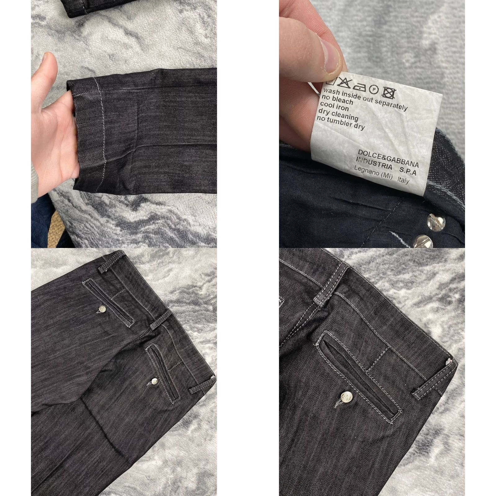 Dolce & Gabbana VINTAGE Dolce & Gabbana Jeans Women Size 26/34 Black Denim Classic Pants Size 26" / US 2 / IT 38 - 9 Thumbnail