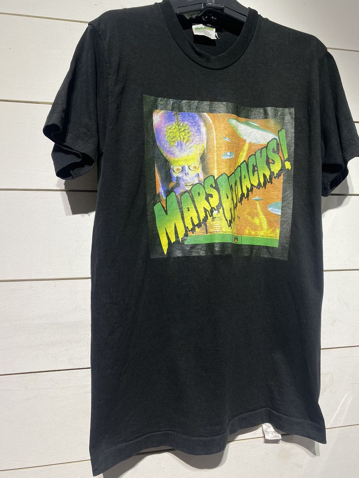 Vintage Vintage 1996 MARS ATTACKS science fiction film t shirt Size US L / EU 52-54 / 3 - 2 Thumbnail