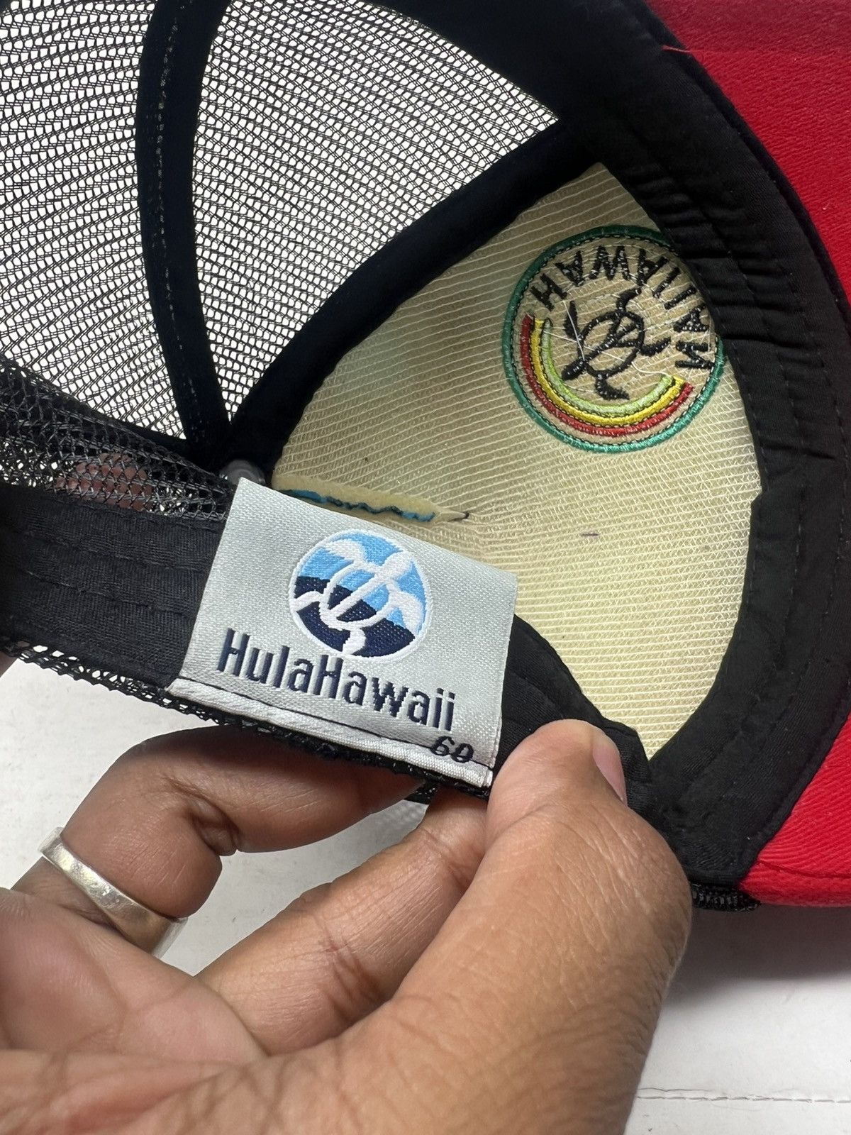If Six Was Nine Distressed Haluhawaii Trucker Hat Size ONE SIZE - 9 Thumbnail