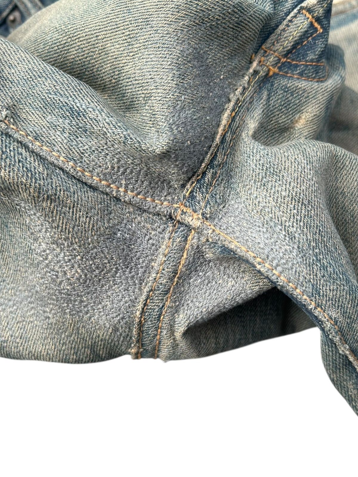 Kapital Thrashed Vintage Sugar Cane Selvedge Denim Jeans Grunge Size US 34 / EU 50 - 10 Thumbnail
