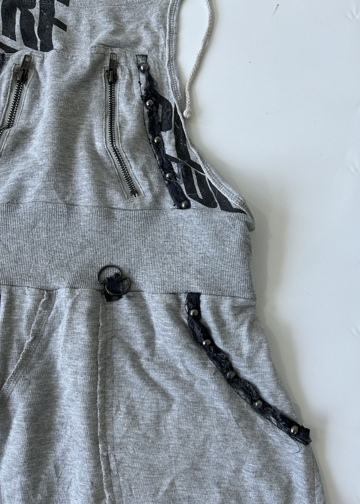 Japanese Brand GHOST OF HARLEM + JUMPSUIT DRESS WITH HOODIE Size S / US 4 / IT 40 - 3 Thumbnail