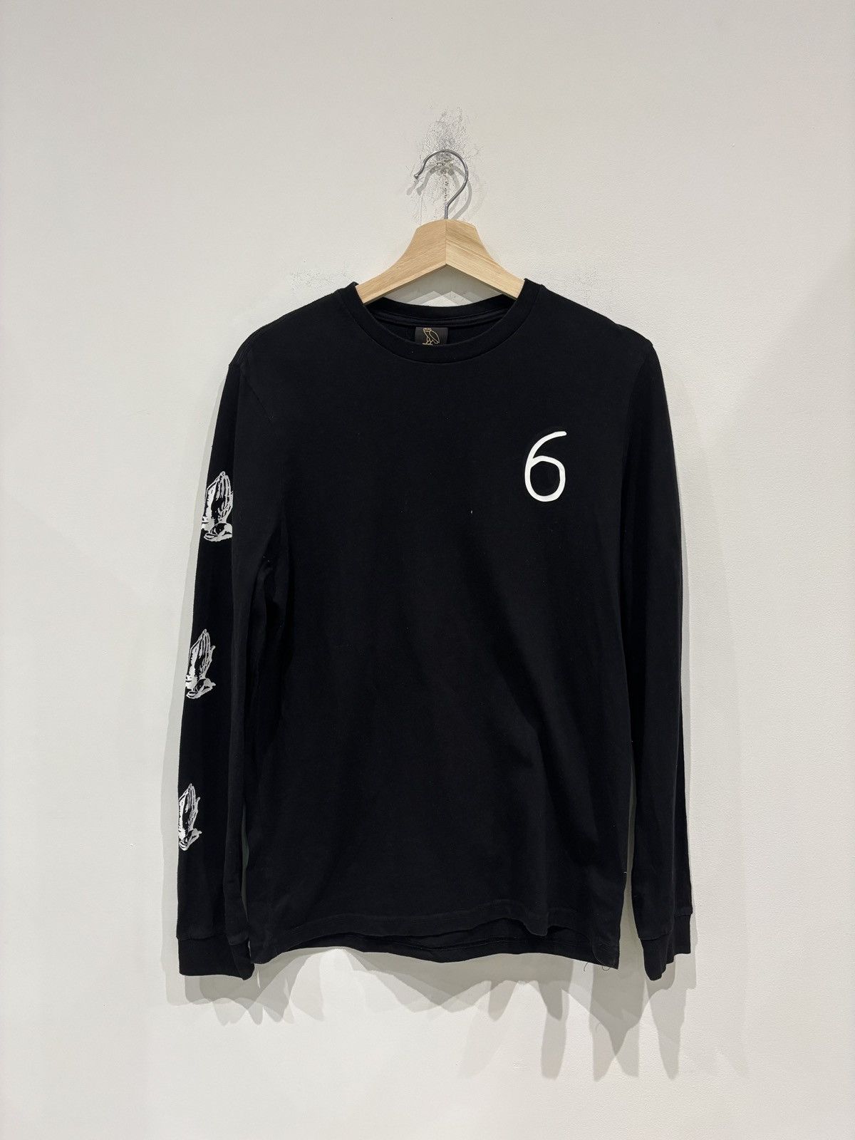 October's Very Own OVO 6 God Long Sleeve Shirt Black Size: M Size US M / EU 48-50 / 2 - 1 Thumbnail