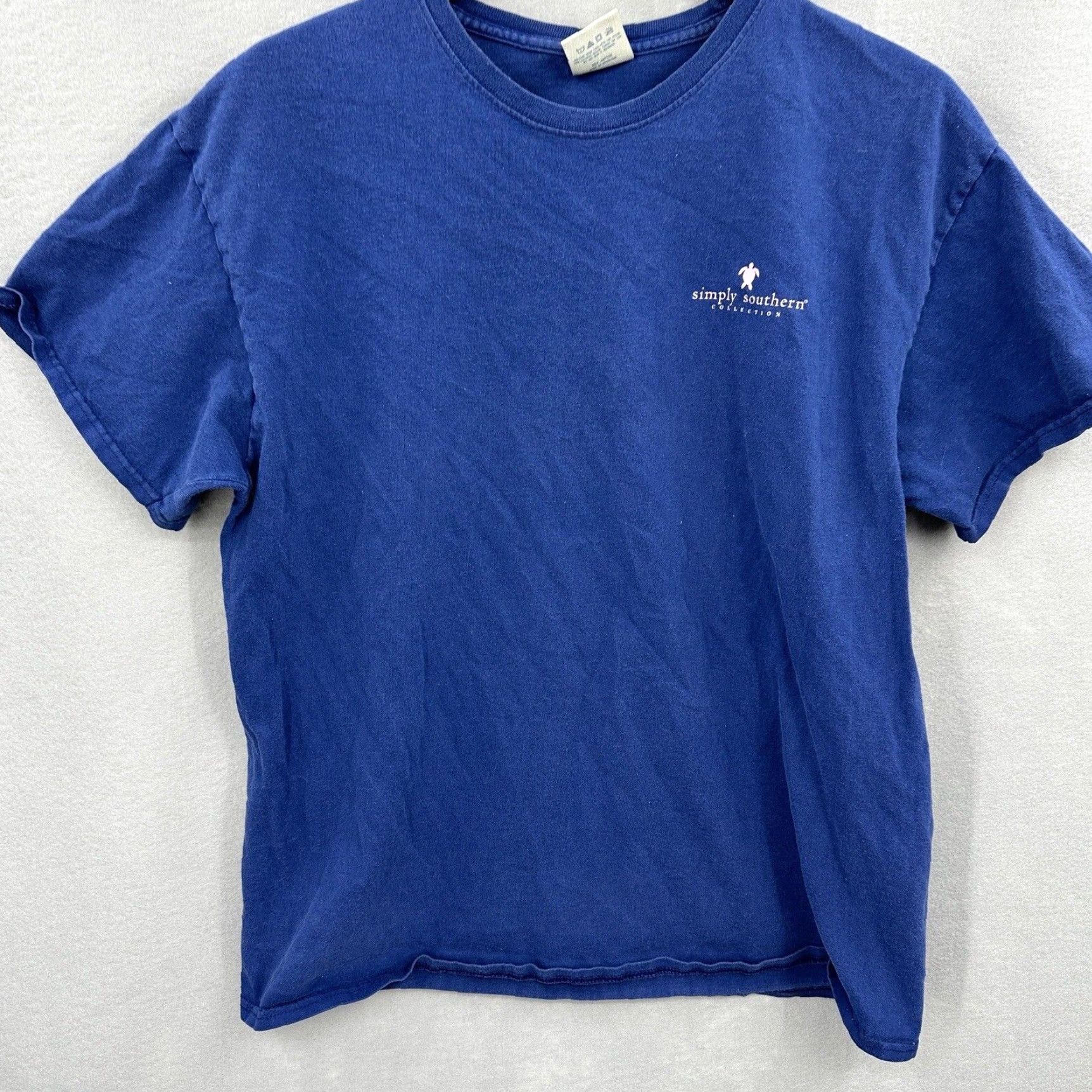 Vintage Simply Southern Salt Water Cures All Shirt Men Large Blue Graphic Sun Surf Beach Shirt Mens L Blue Beach Logo Size US L / EU 52-54 / 3 - 2 Thumbnail