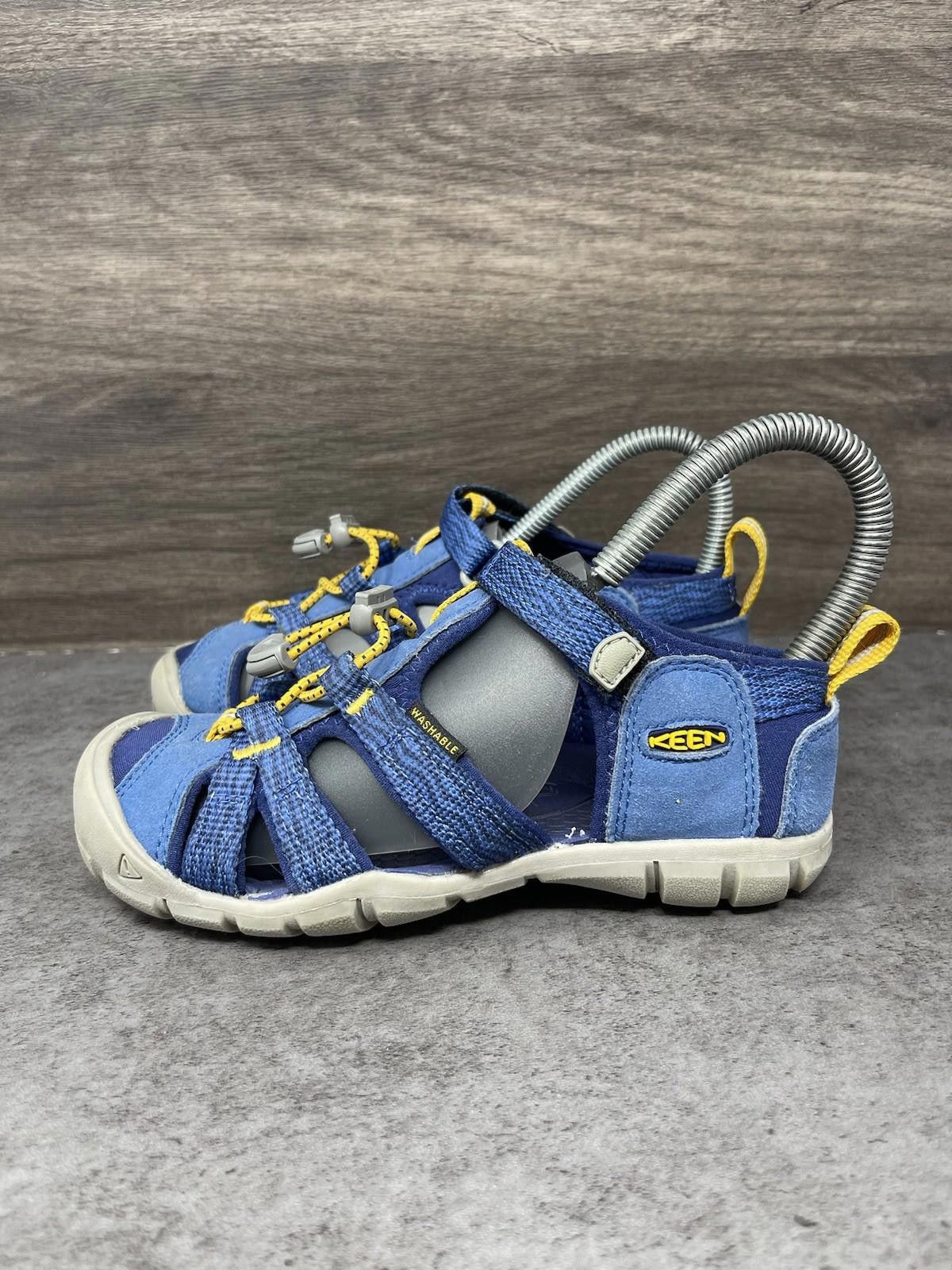 KEEN KEEN Seacamp Sandals Kids Size 13 Toddler Blue Closed Toe Size US 13 / EU 46 - 1 Thumbnail