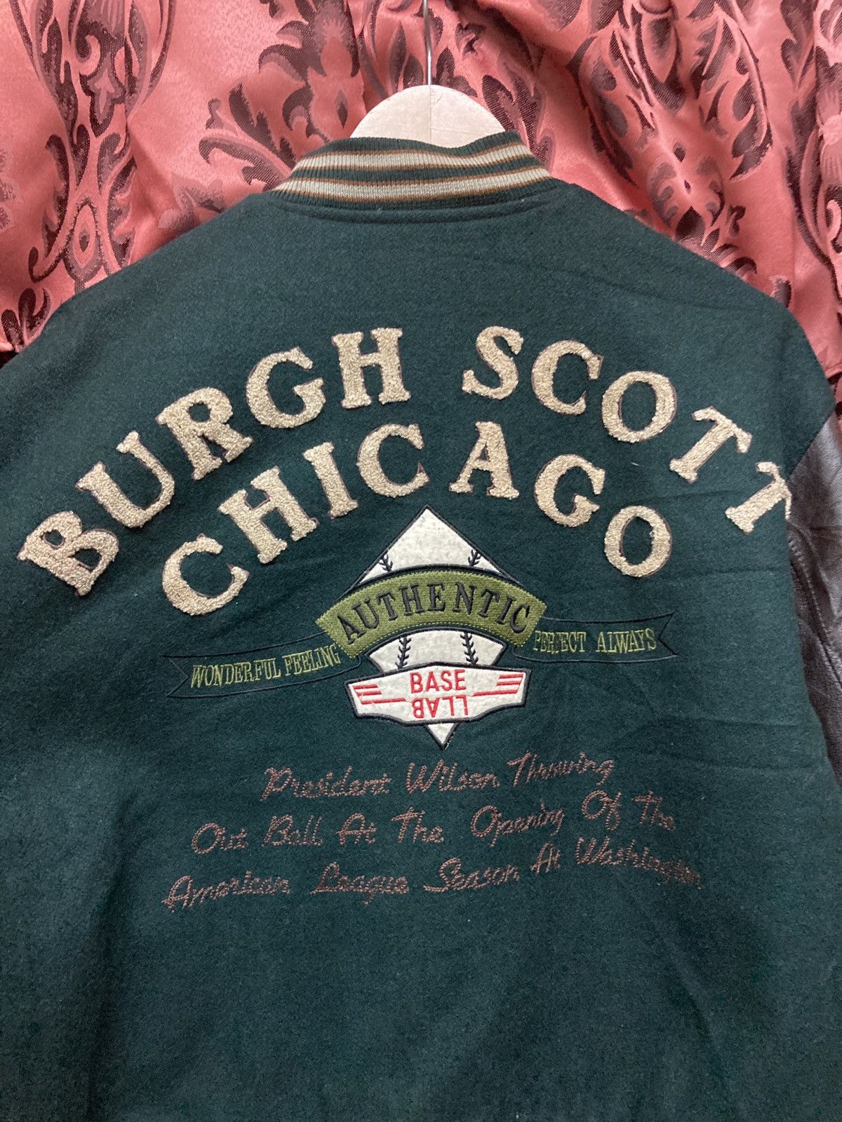 Japanese Brand Vintage Burgh scott versity jacket Size US L / EU 52-54 / 3 - 8 Thumbnail