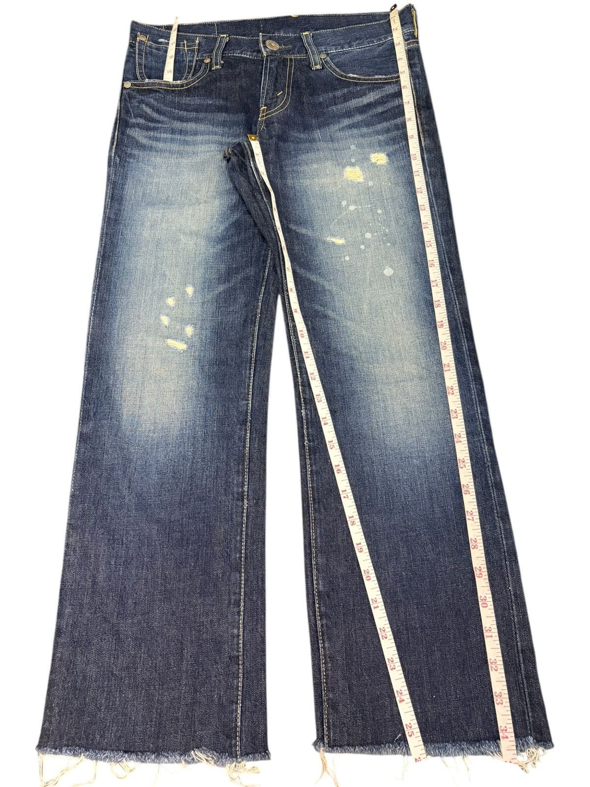 Levi's Vintage 90s Levis 502 Blue Wash Distressed Jeans Size 30" / US 8 / IT 44 - 7 Thumbnail