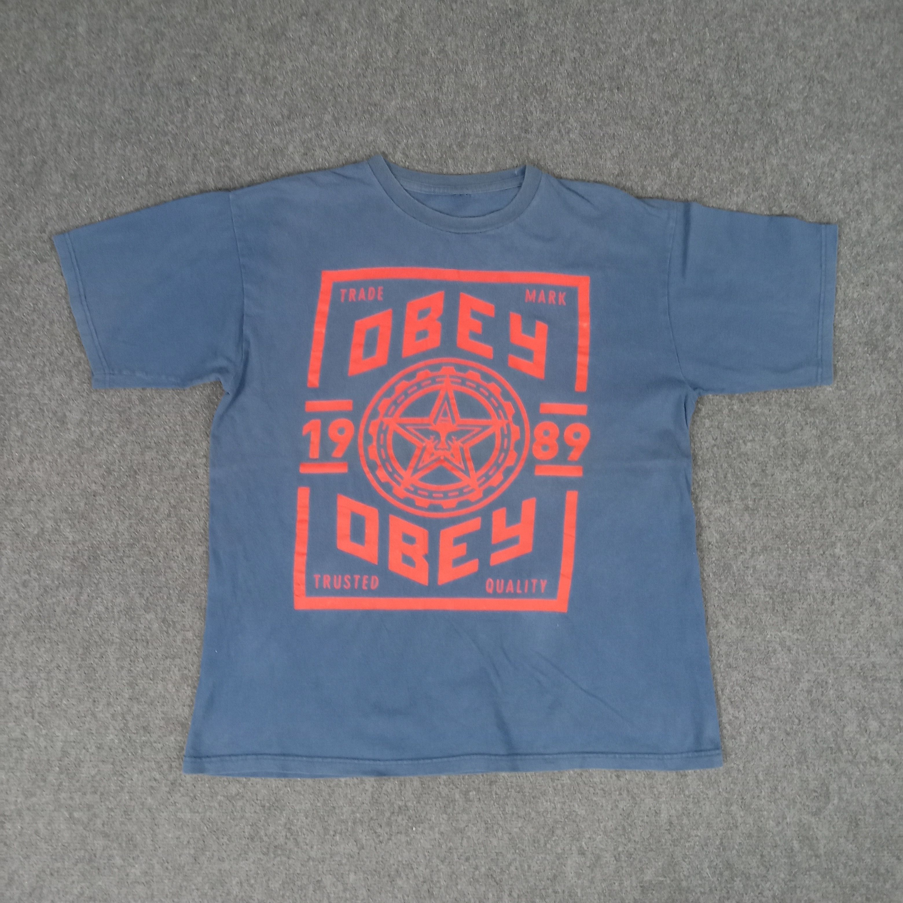 Obey × Vintage Obey 1989 American Style Tshirt Size US L / EU 52-54 / 3 - 1 Thumbnail