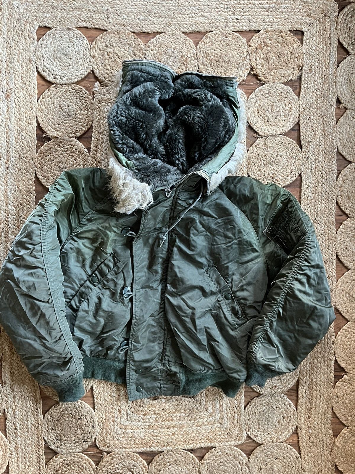 Alpha Industries Alpha 90s 🪖n2-b bomber flight jacket talon ma1 ideal delta Size US L / EU 52-54 / 3 - 3 Thumbnail