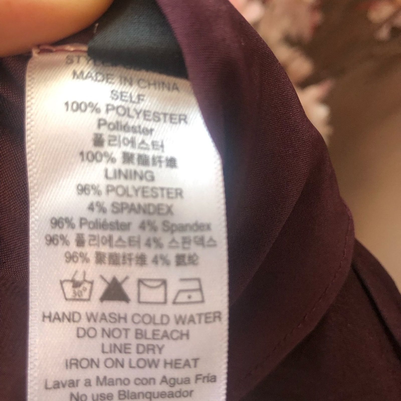 NBDN Nobrandedon Silky slip dress purple with side ruffle and slit. Size M / US 6-8 / IT 42-44 - 9 Thumbnail